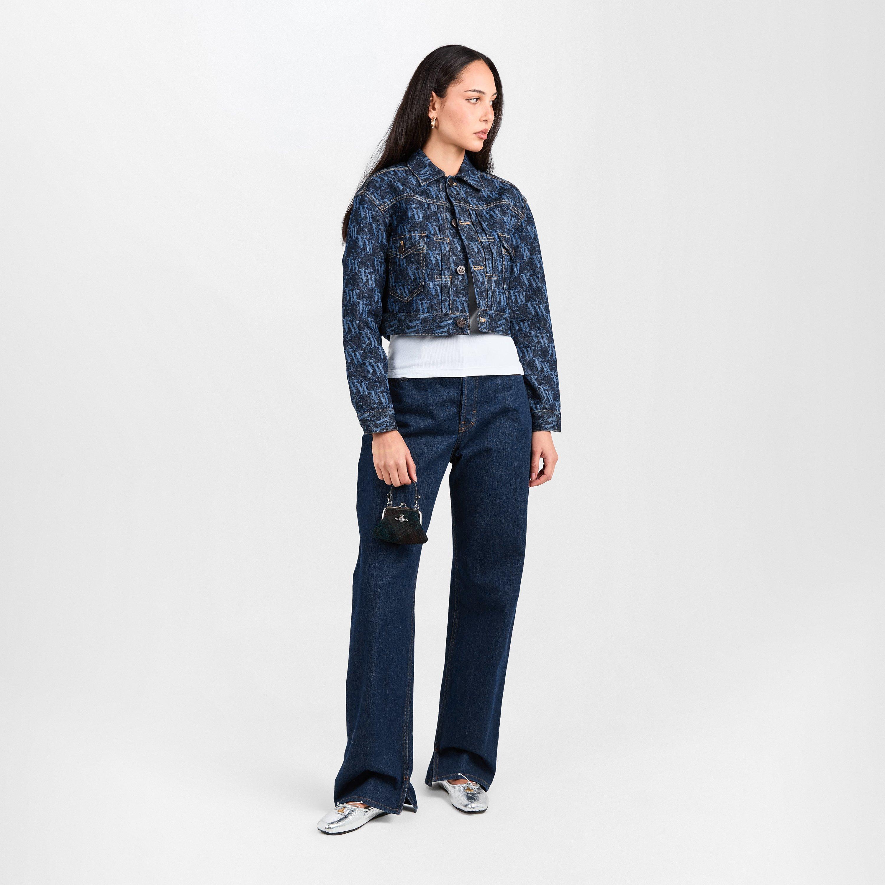 Viv Logo Structured Jean Jacket
