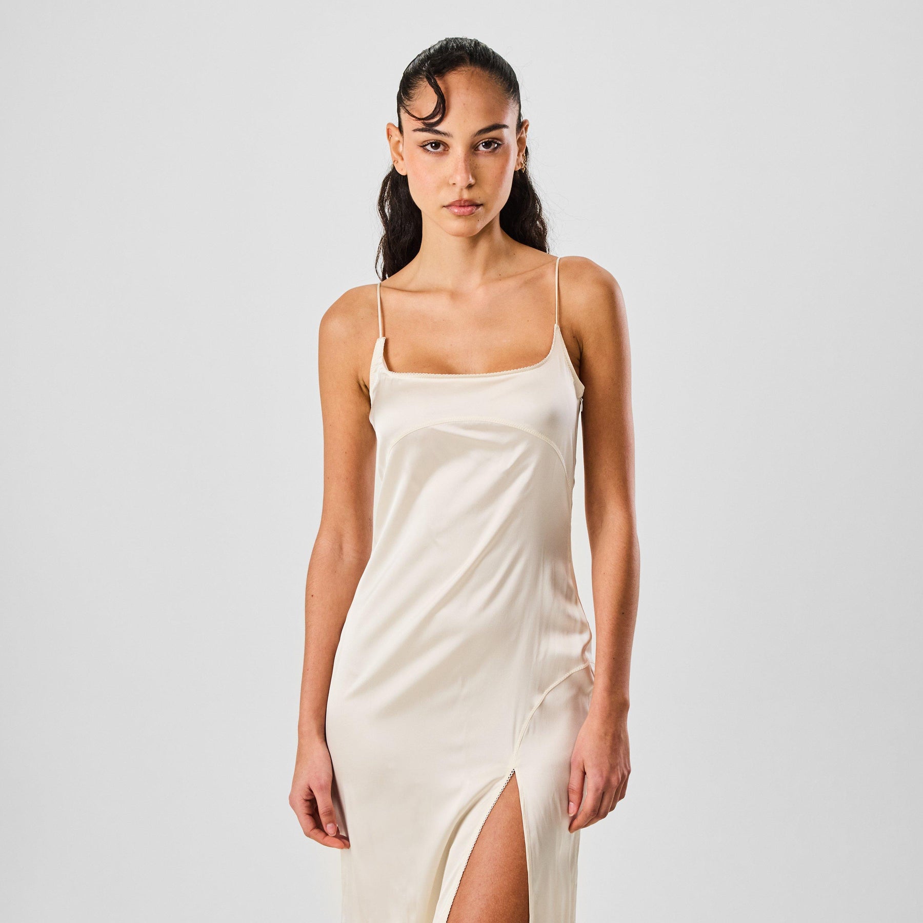 Slip Dress With Slit