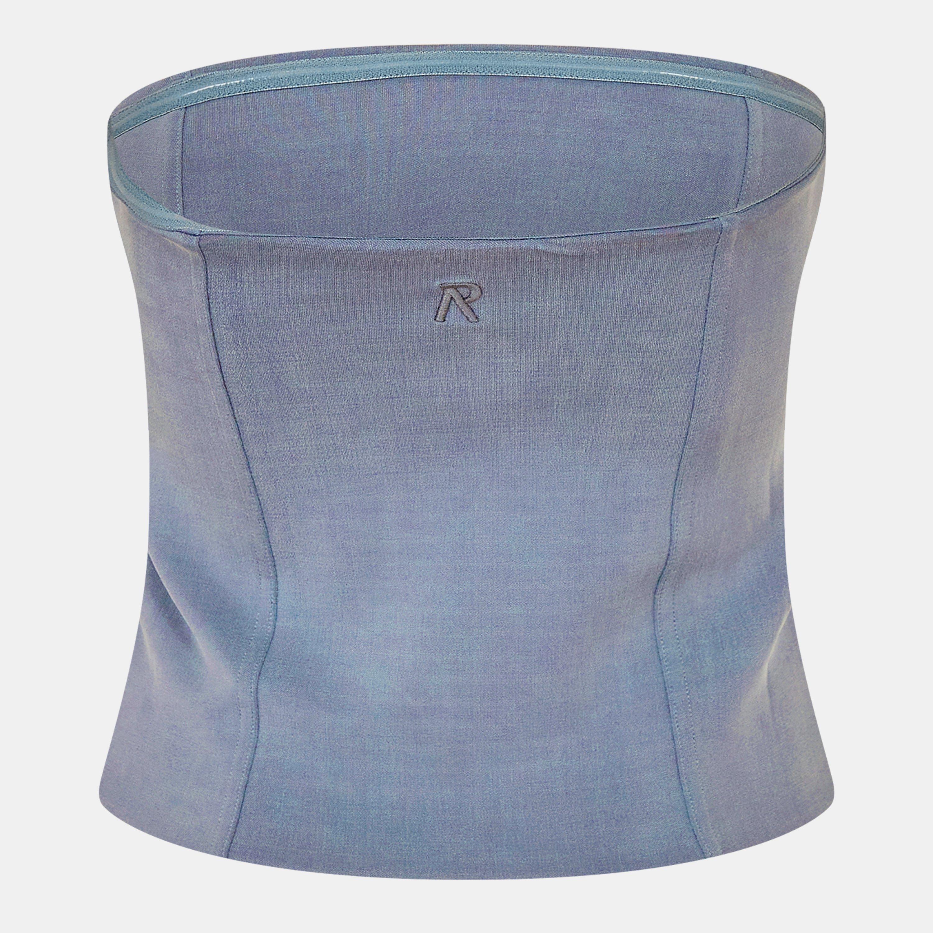 Swirl Jacquard Strapless Bandeau Top