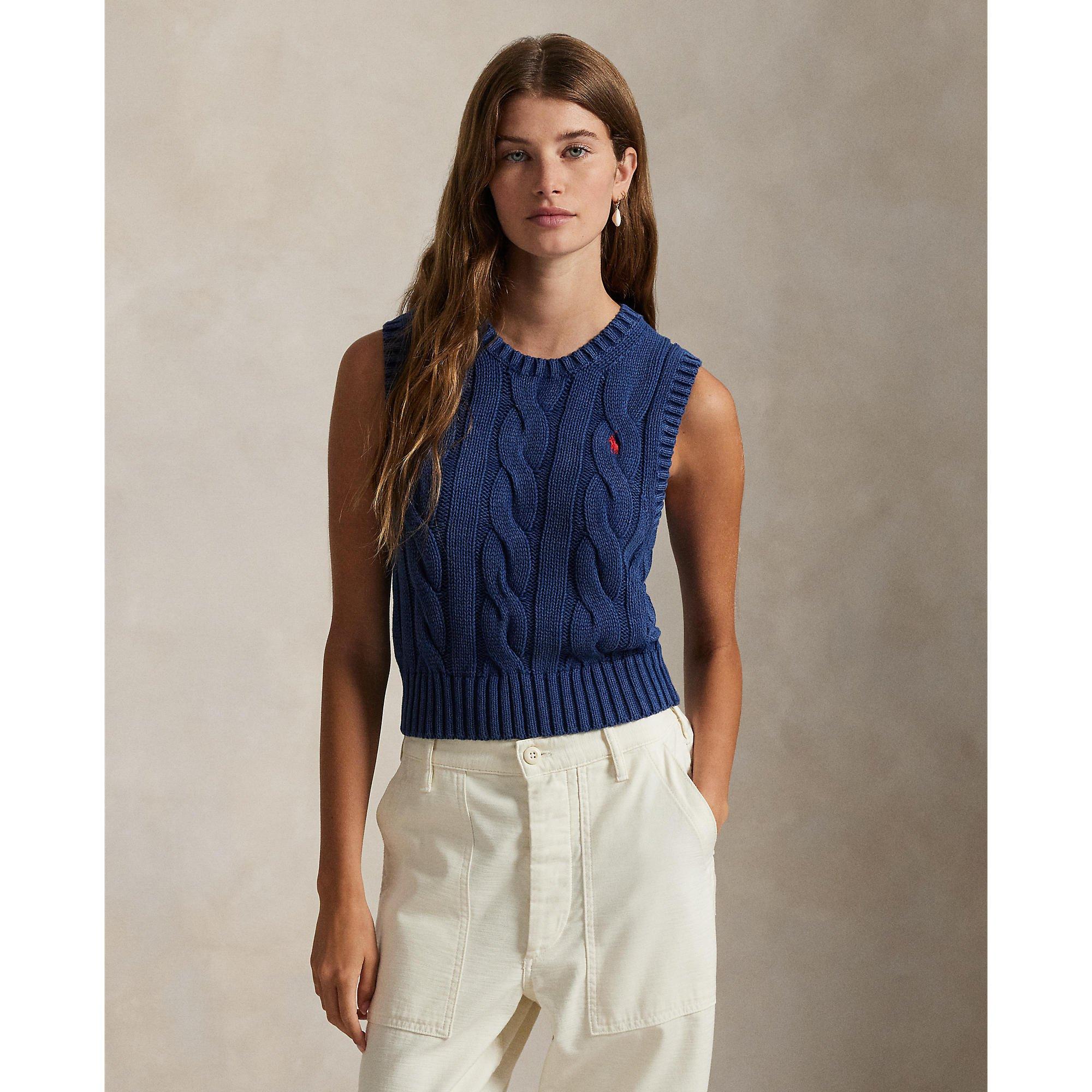 Knitted Cable Knit Vest