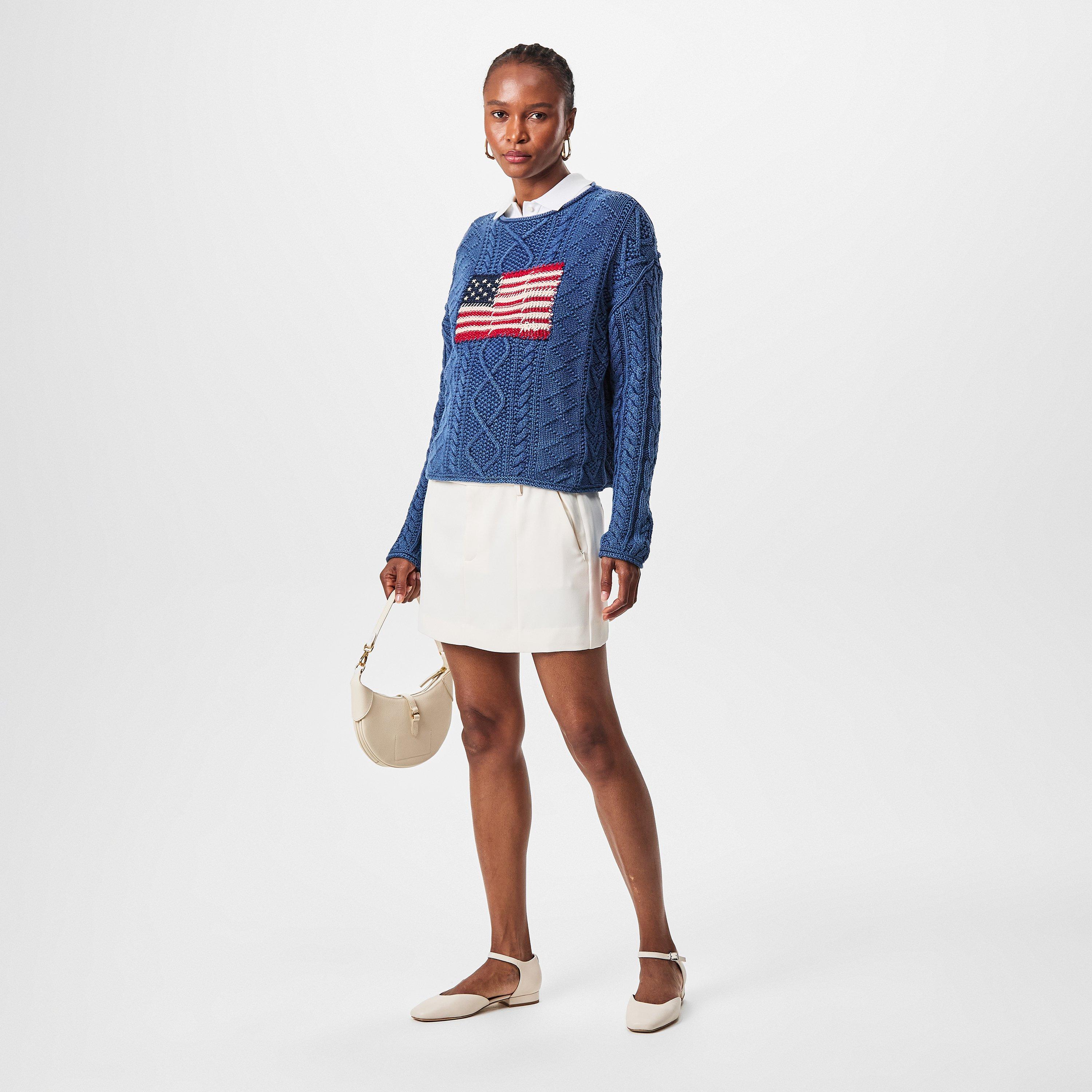 Women's Flag Crew Neck Jumper