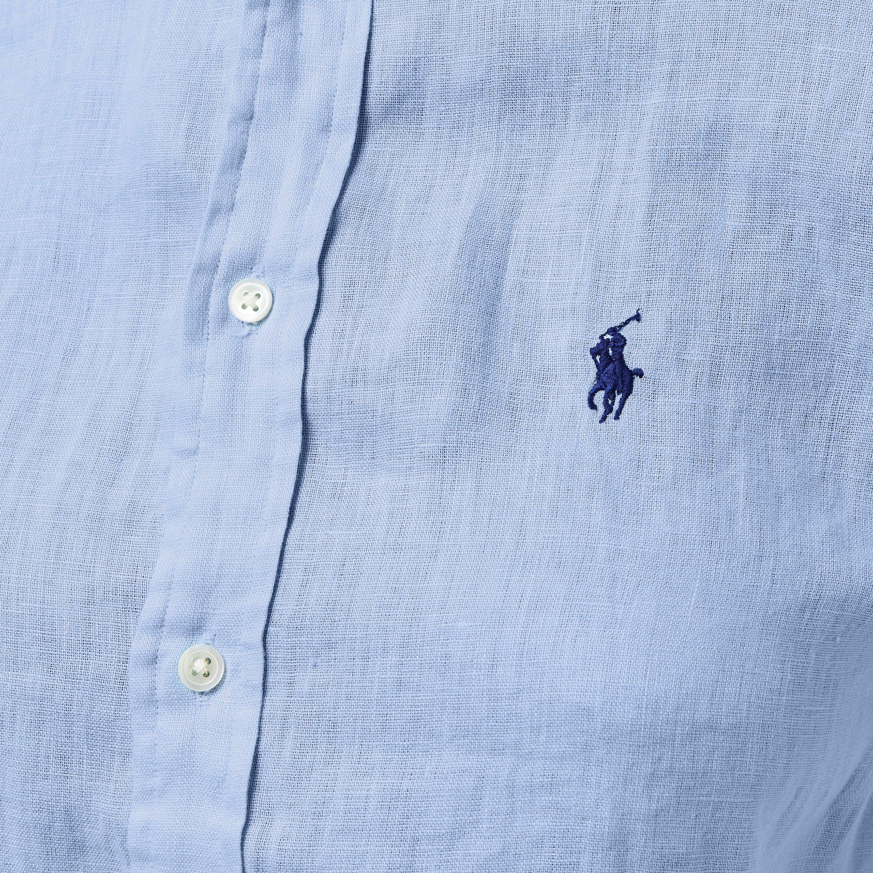 Women's Linen Long-Sleeve Plain Shirt