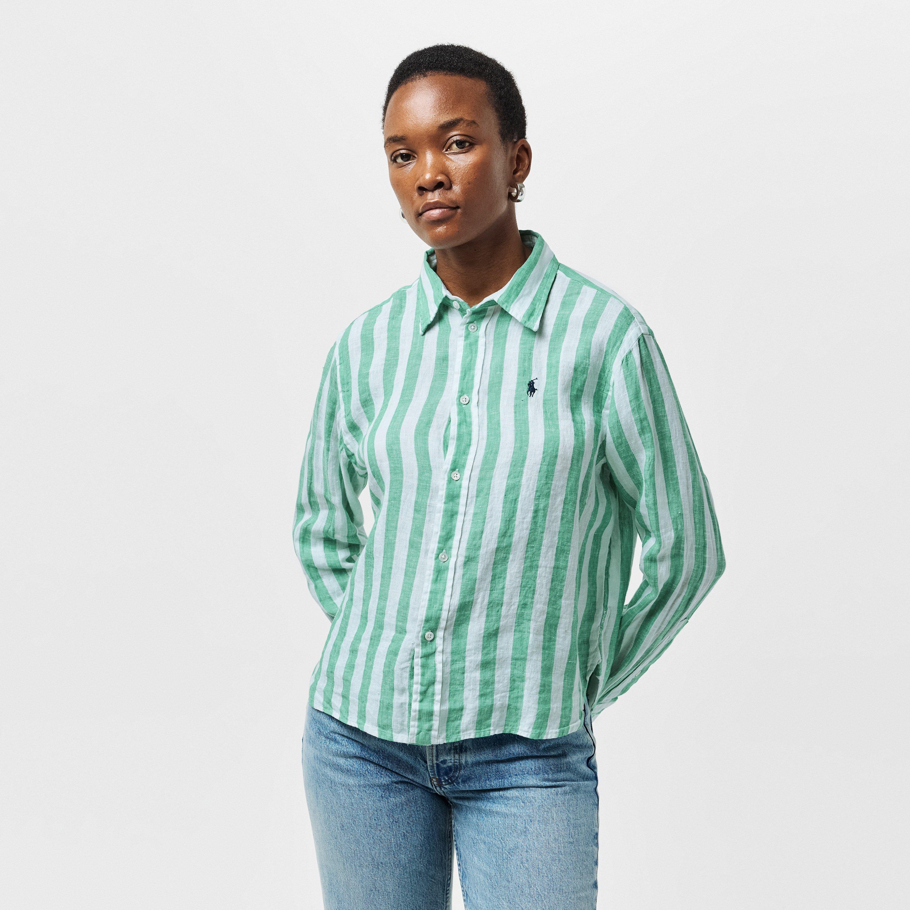 Women's Long-Sleeve Patterned Shirt