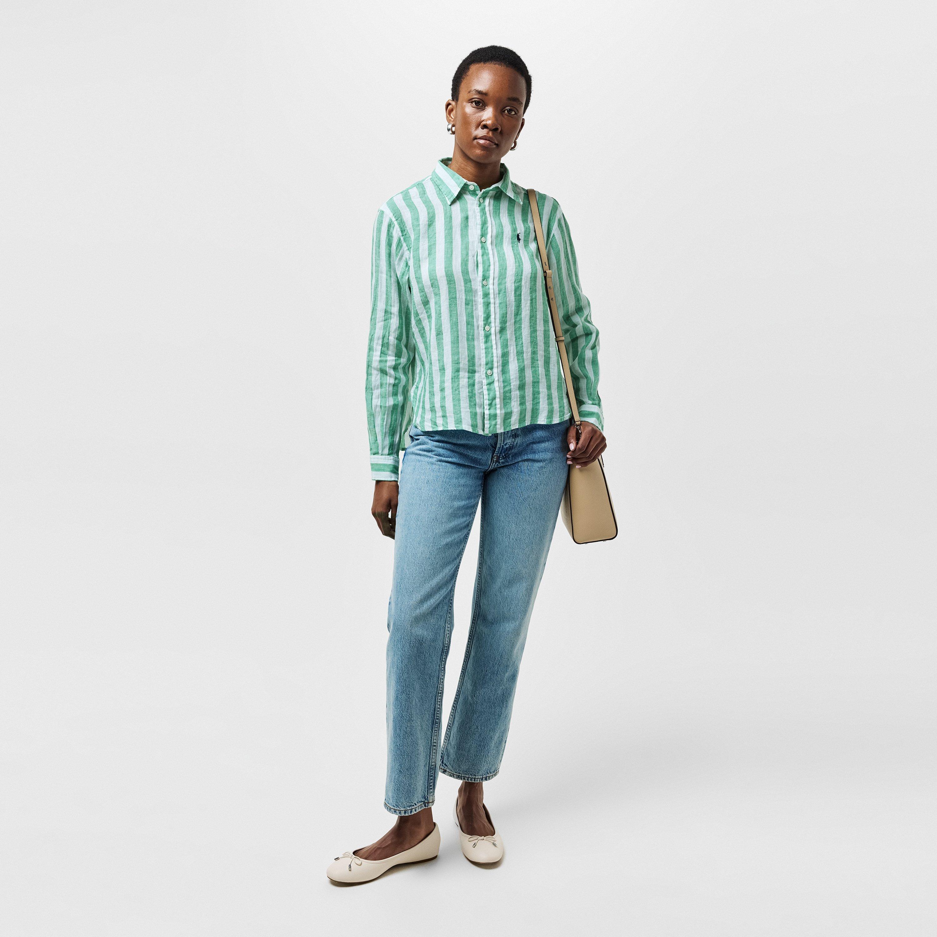 Women's Long-Sleeve Patterned Shirt