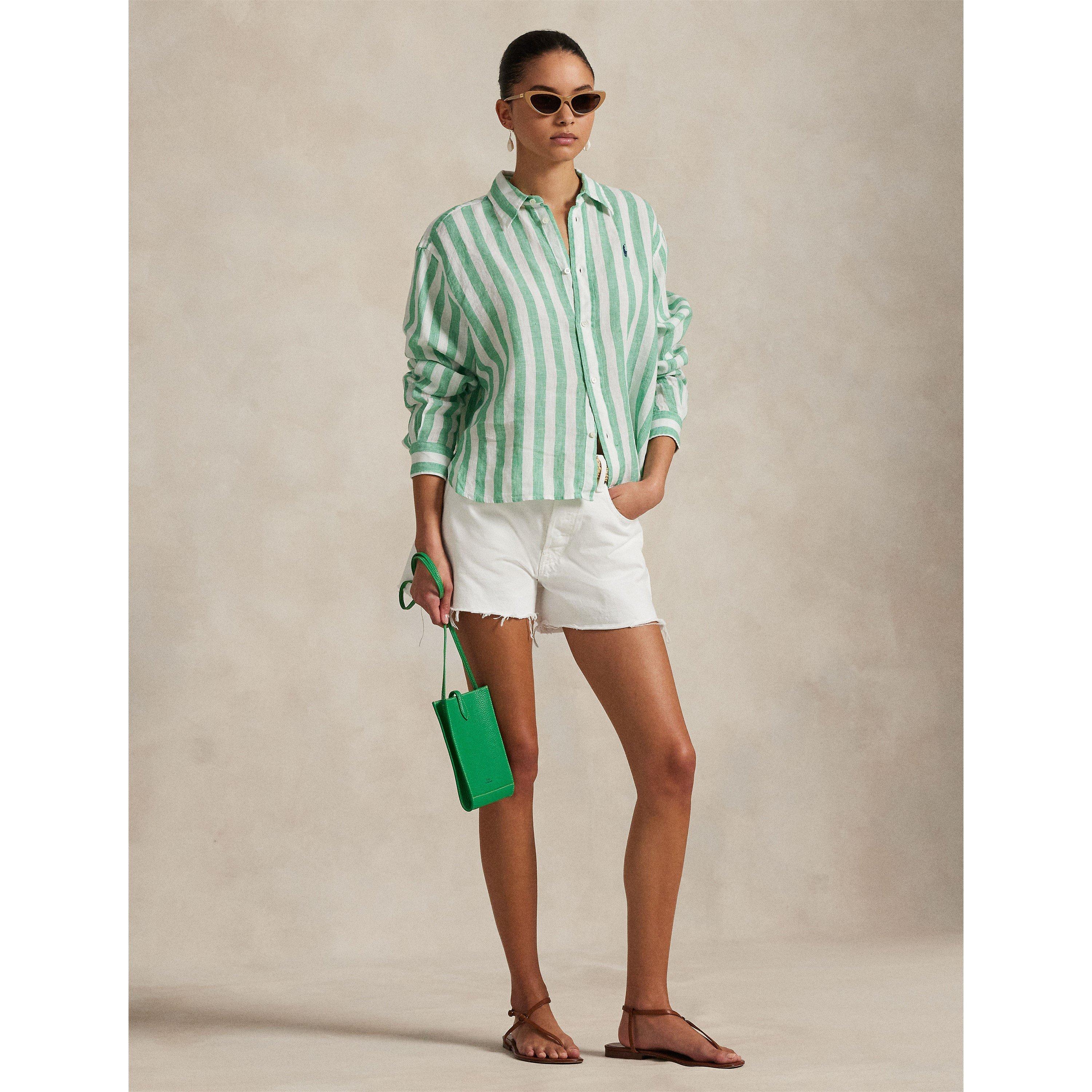 Geometric Patterned Long Sleeve Tailored Fit Shirt