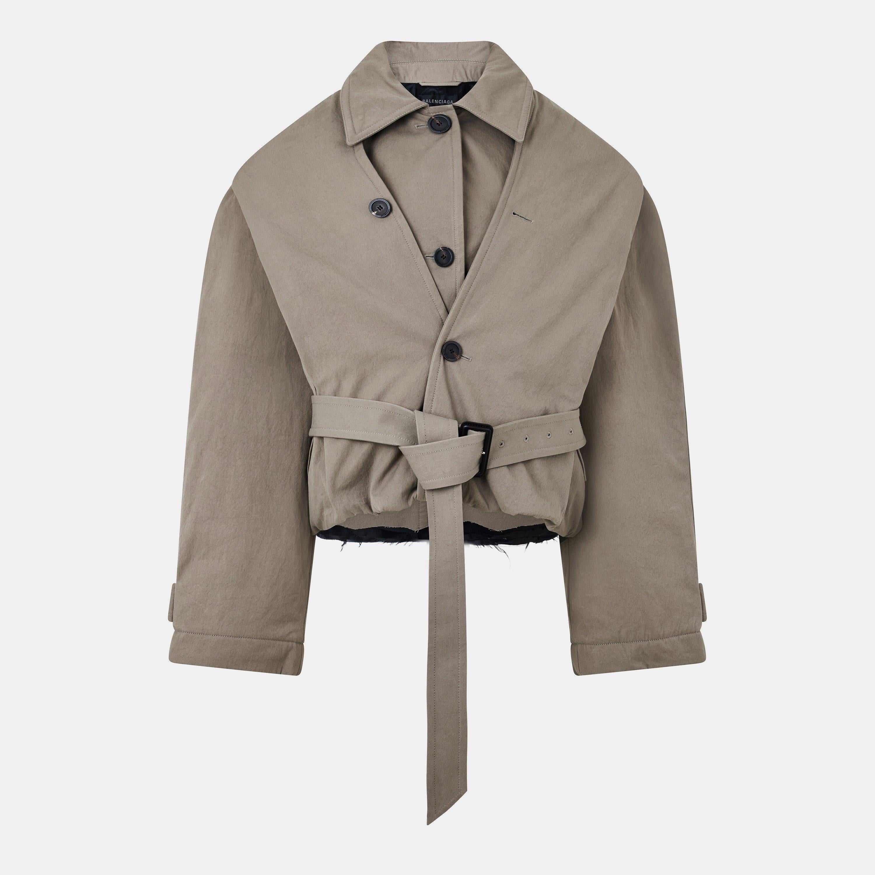 Hooded Trench Coat