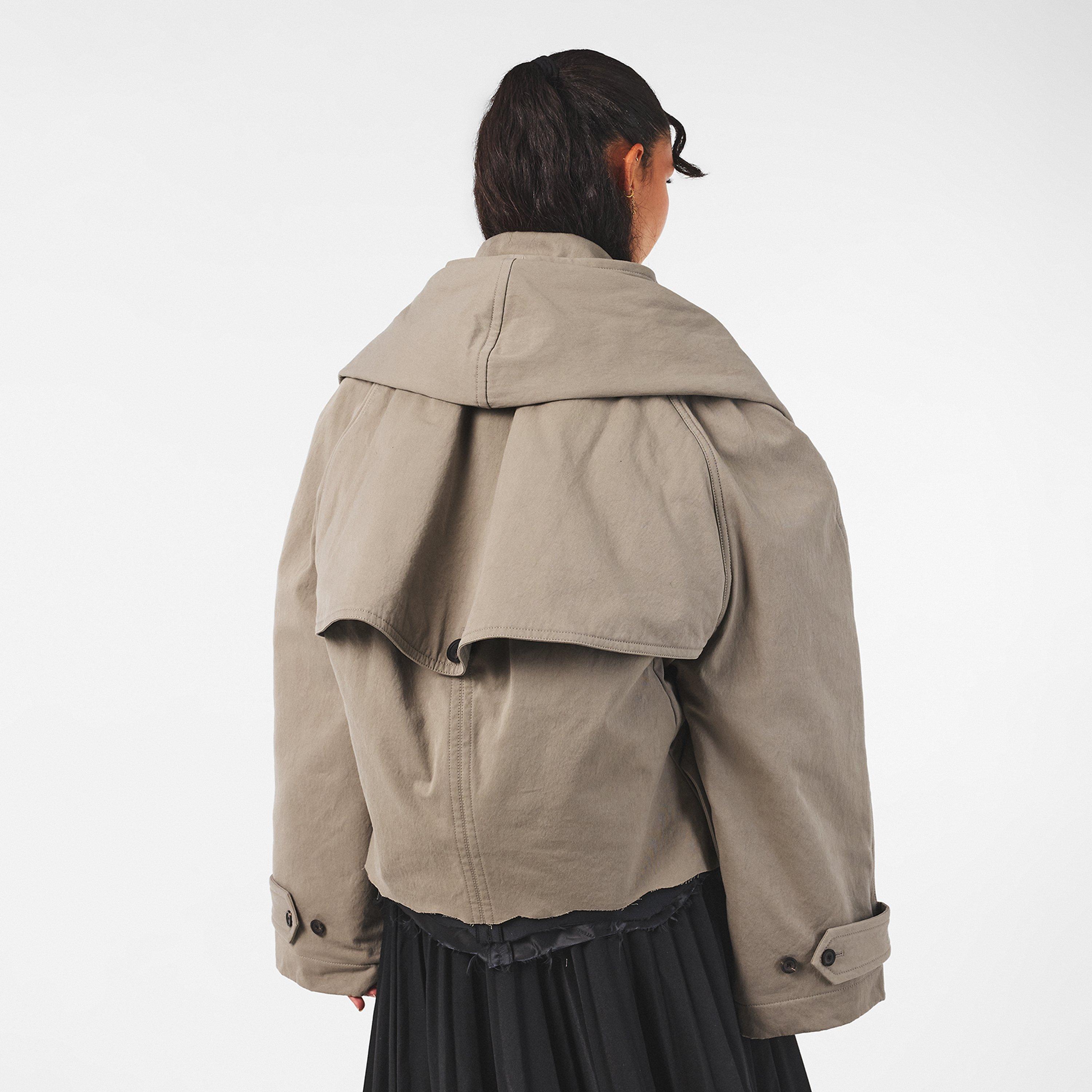 Hooded Trench Coat