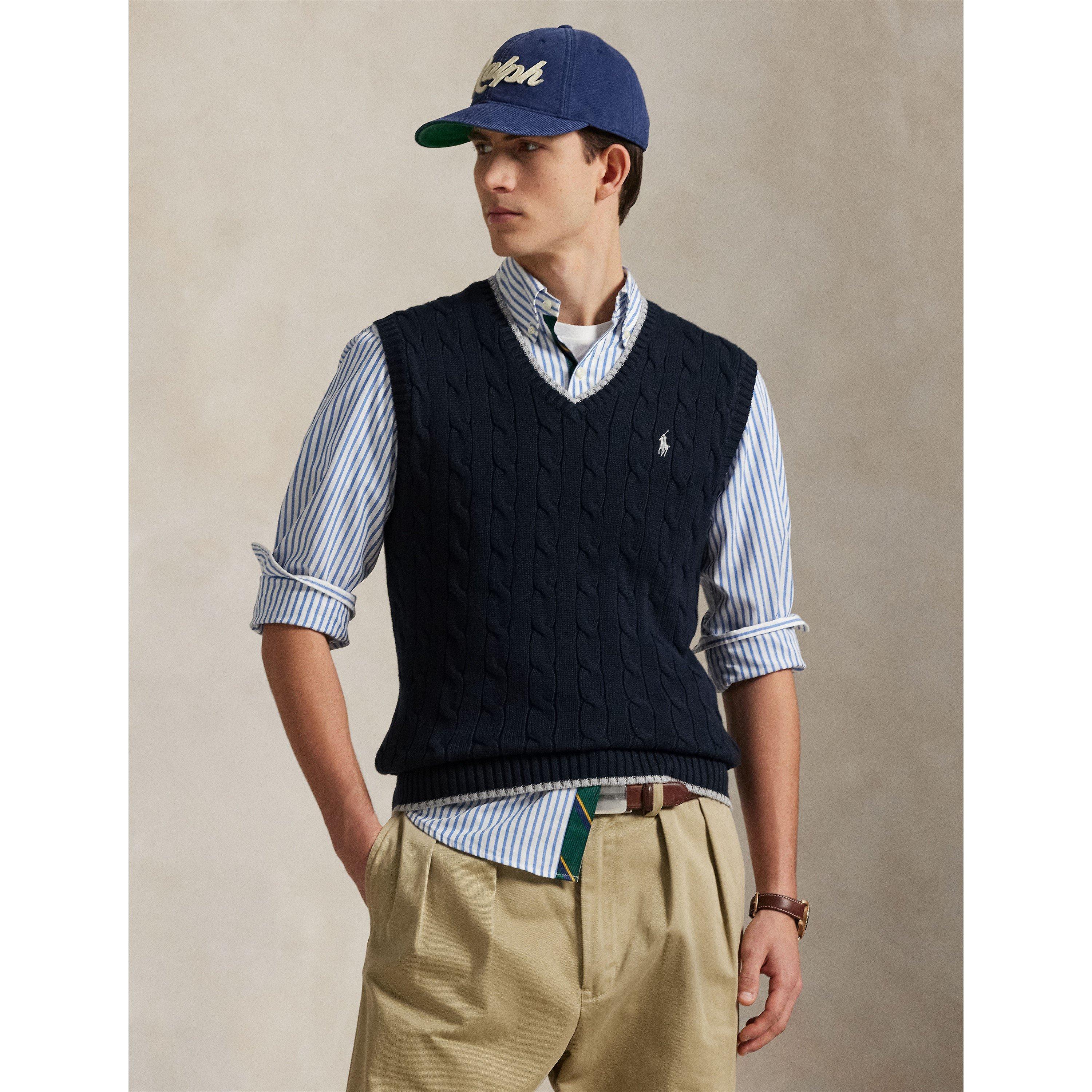 Cable Knit Sweater Vest
