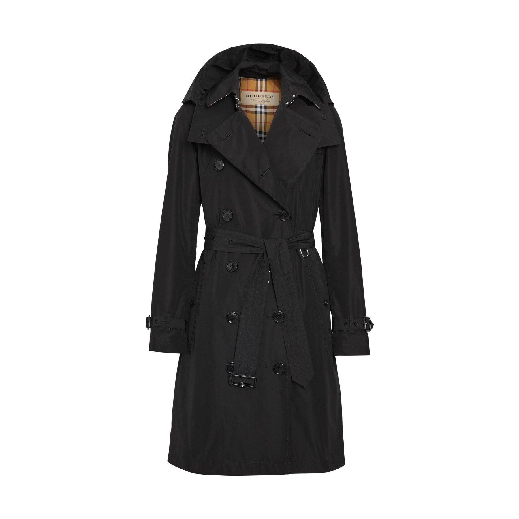Women's Check Kensington Trench Coat