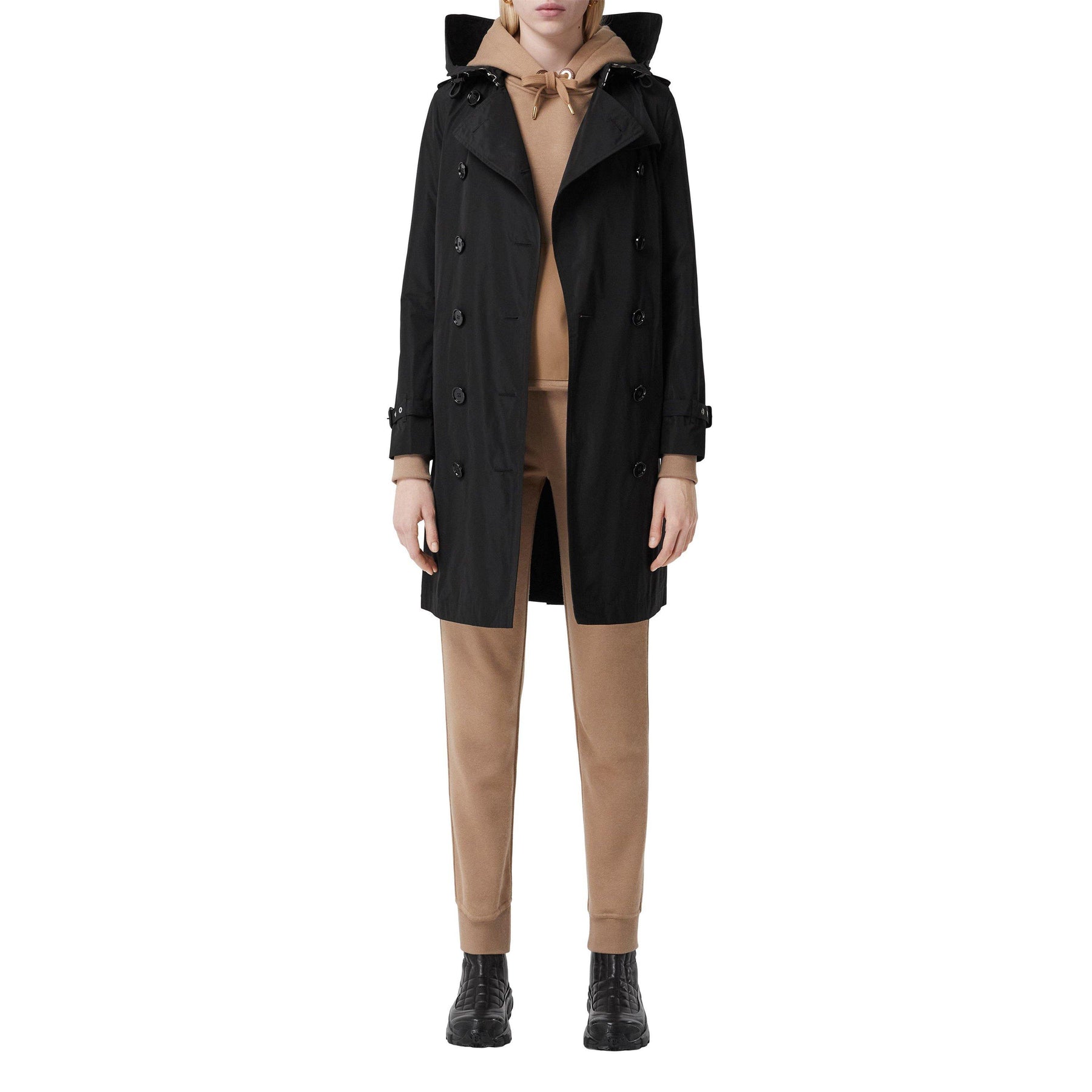 Women's Check Kensington Trench Coat