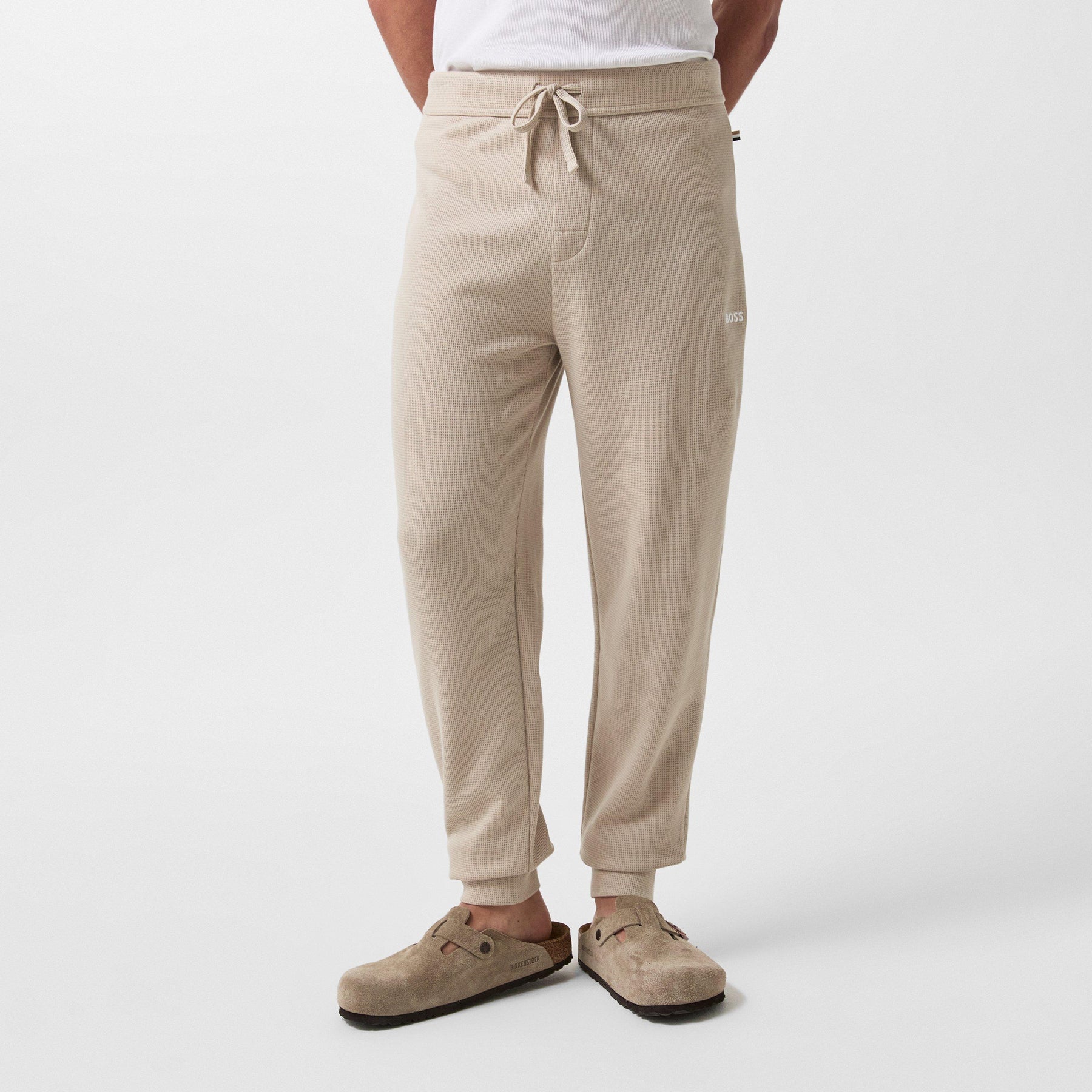 Waffle Pants Cuff 10242355 01 Pyjama Trouser Mens