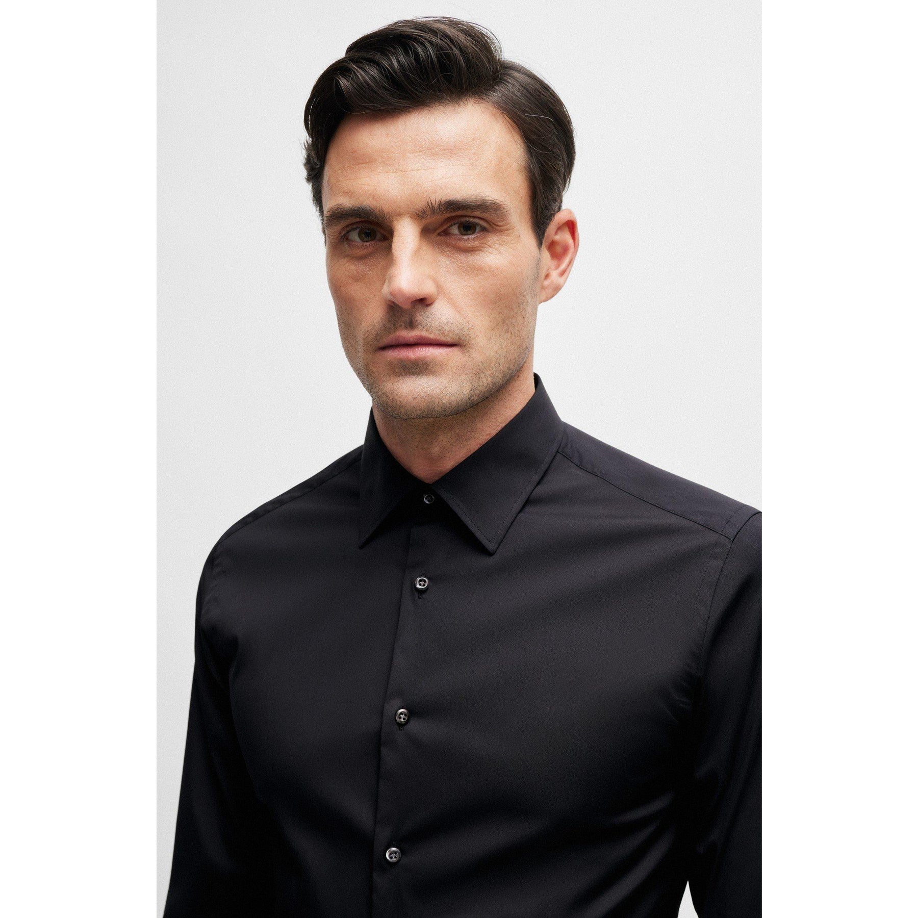 L-Hays-Kent-233 10199020 01 Plain Shirt Mens