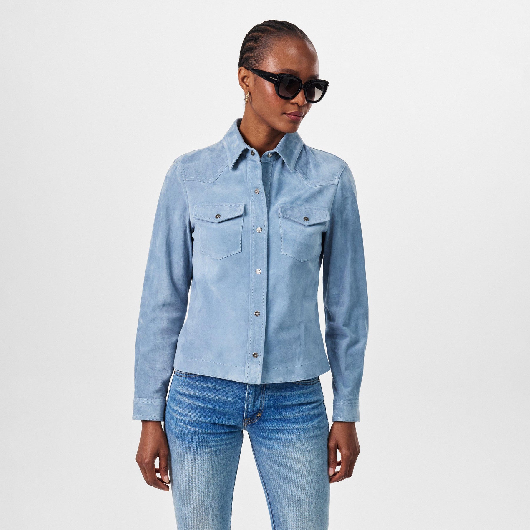 Suede Western Shirt