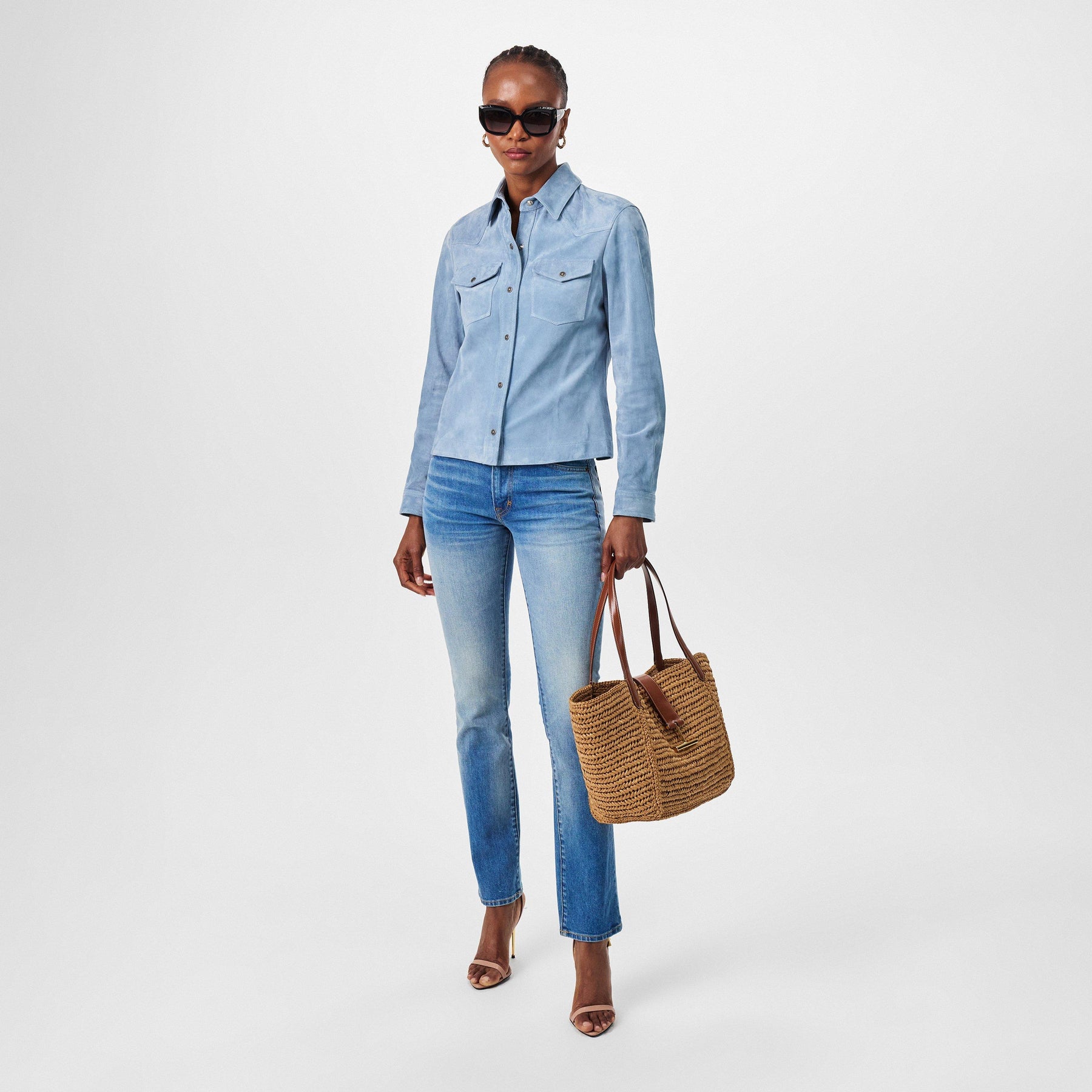 Suede Western Shirt