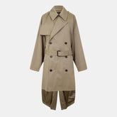 Bal Draped Nck Trnch Ld53