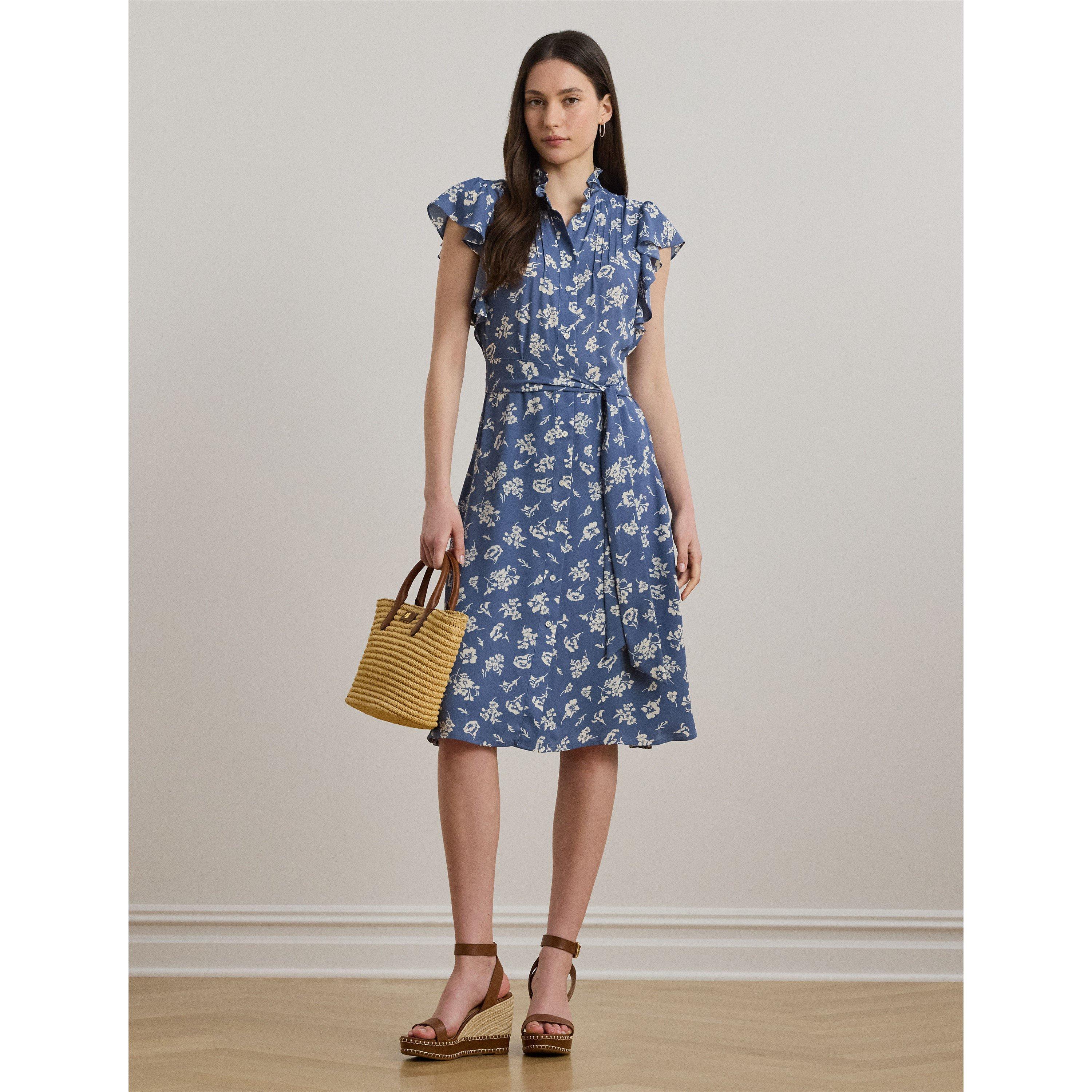 Floral Belted Dress