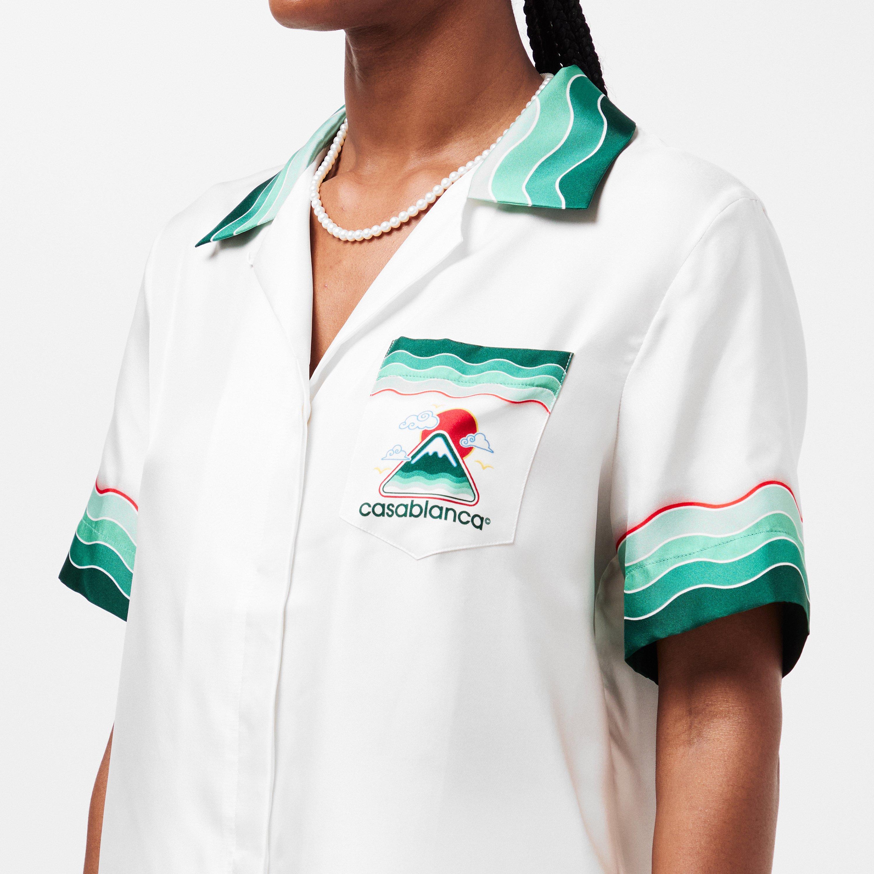 Logo Short Sleeve Bowling Shirt