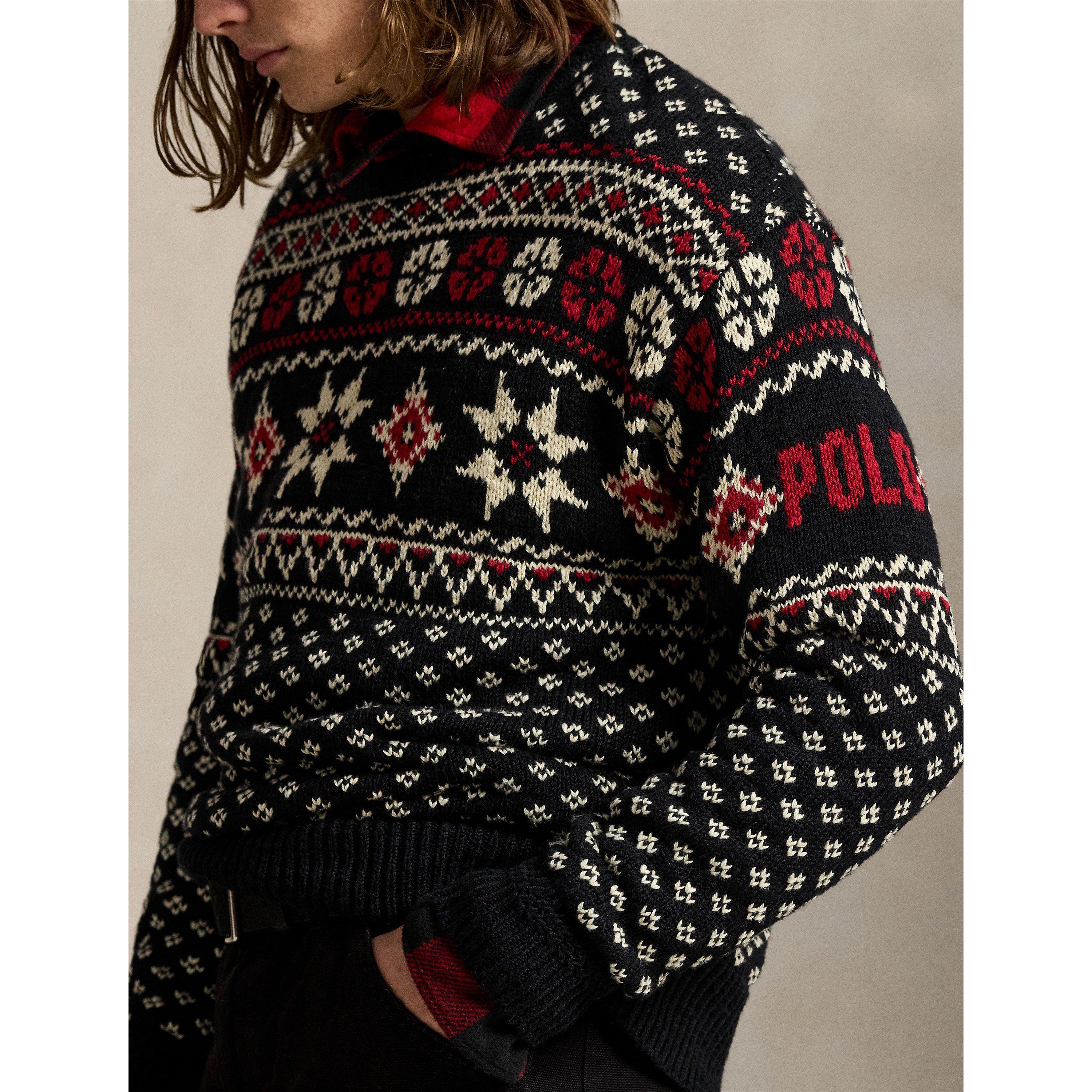 Fairisle Cashmere Crew Neck Jumper