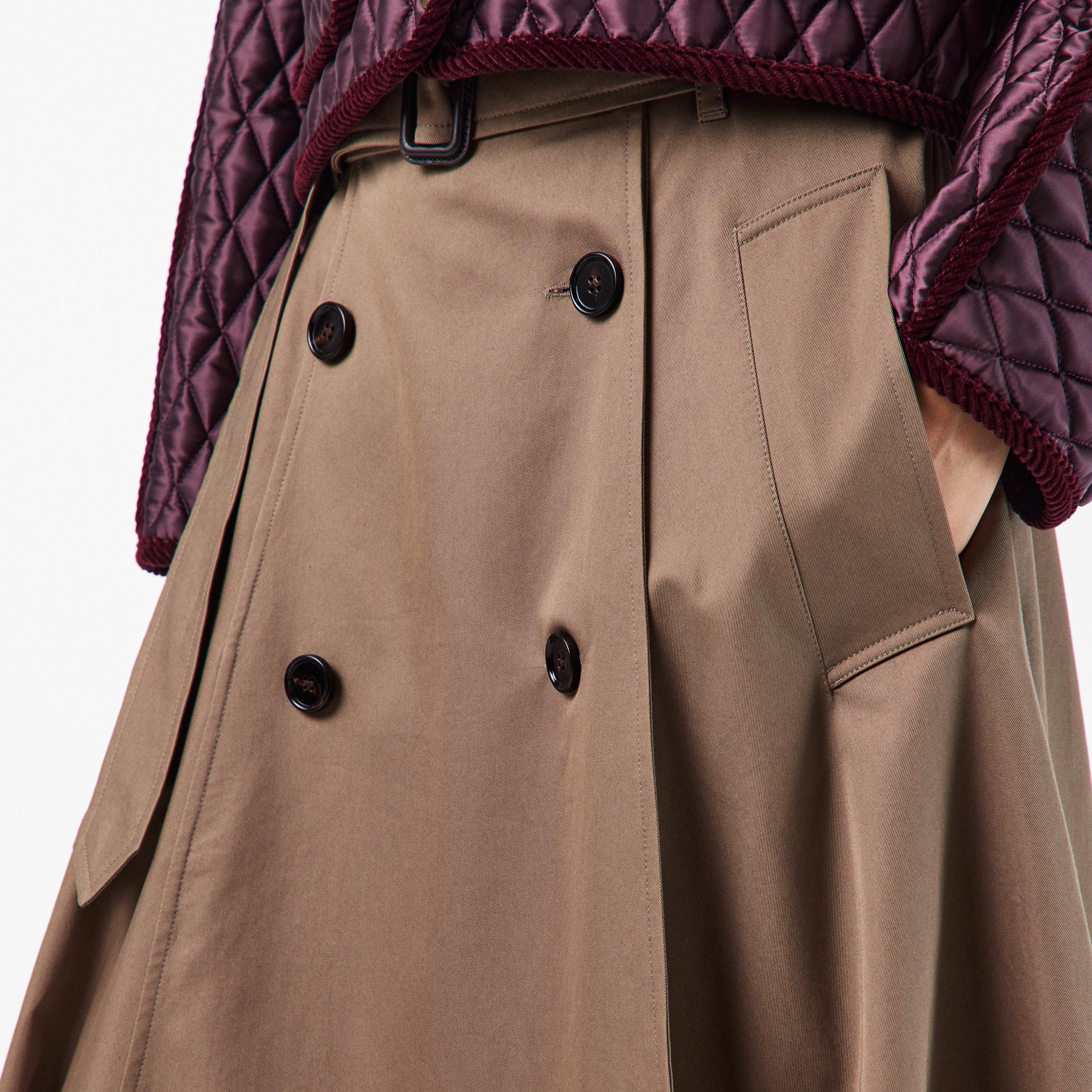 Brenda High Waisted Flared Skirt