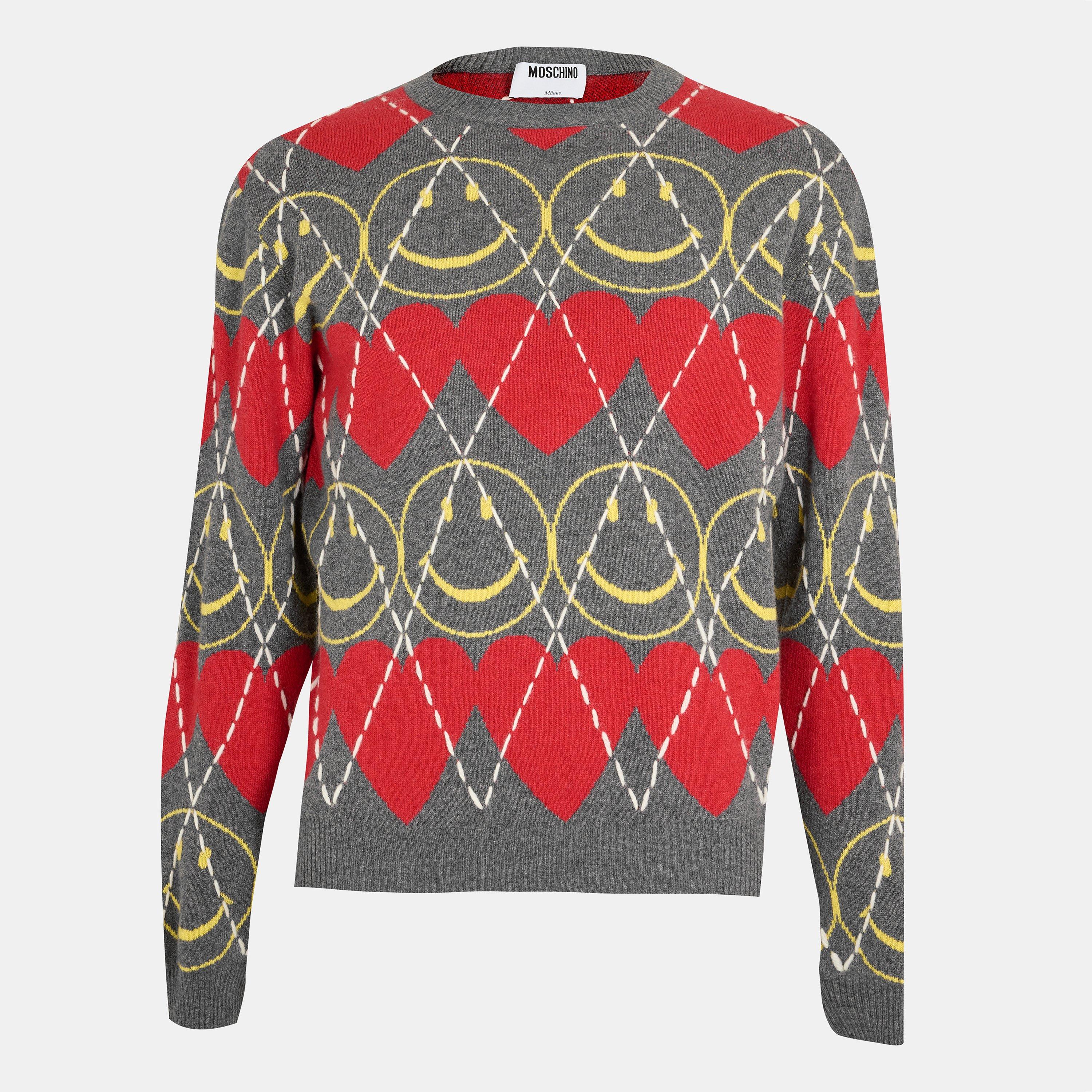 Men's Smile Crew Neck Jumper