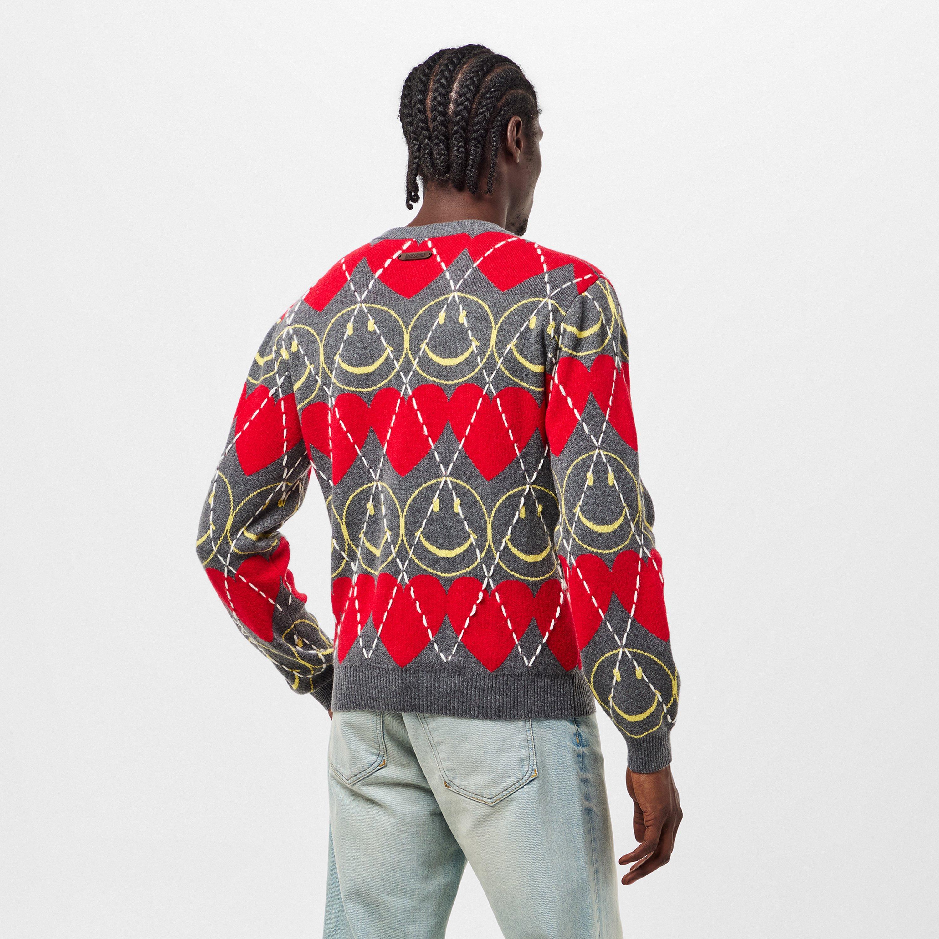 Men's Smile Crew Neck Jumper