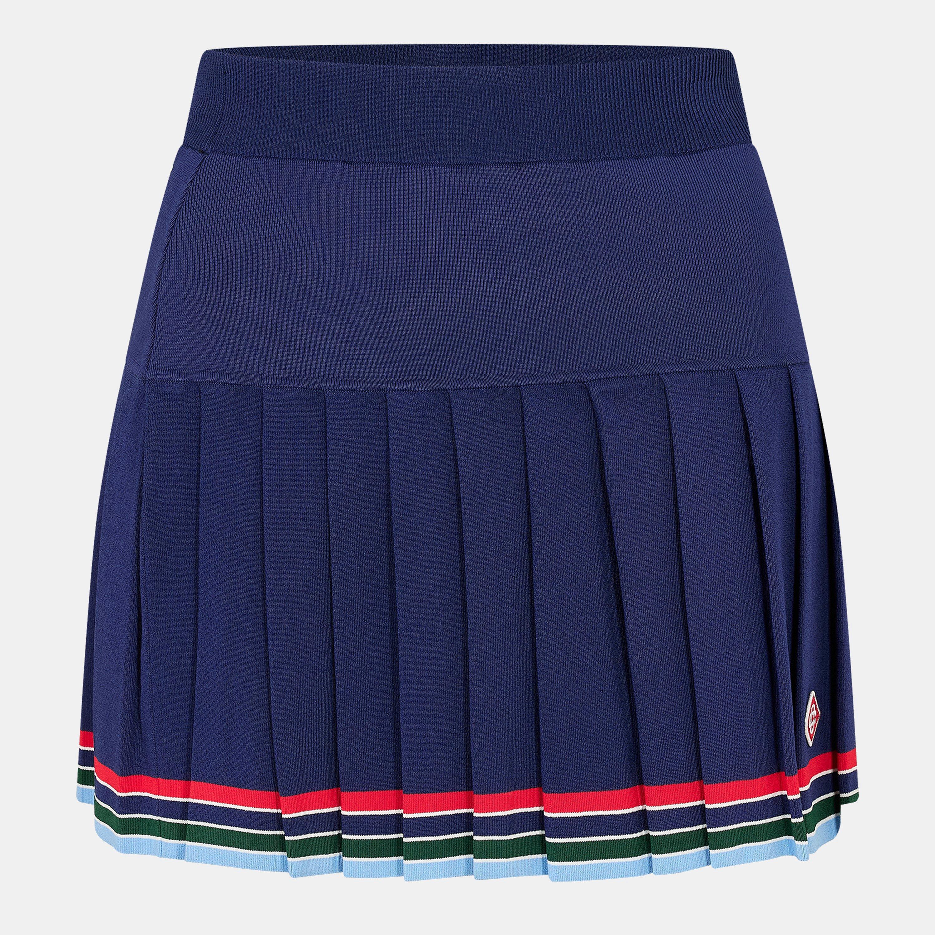 Baseball High Waisted Mini Skirt