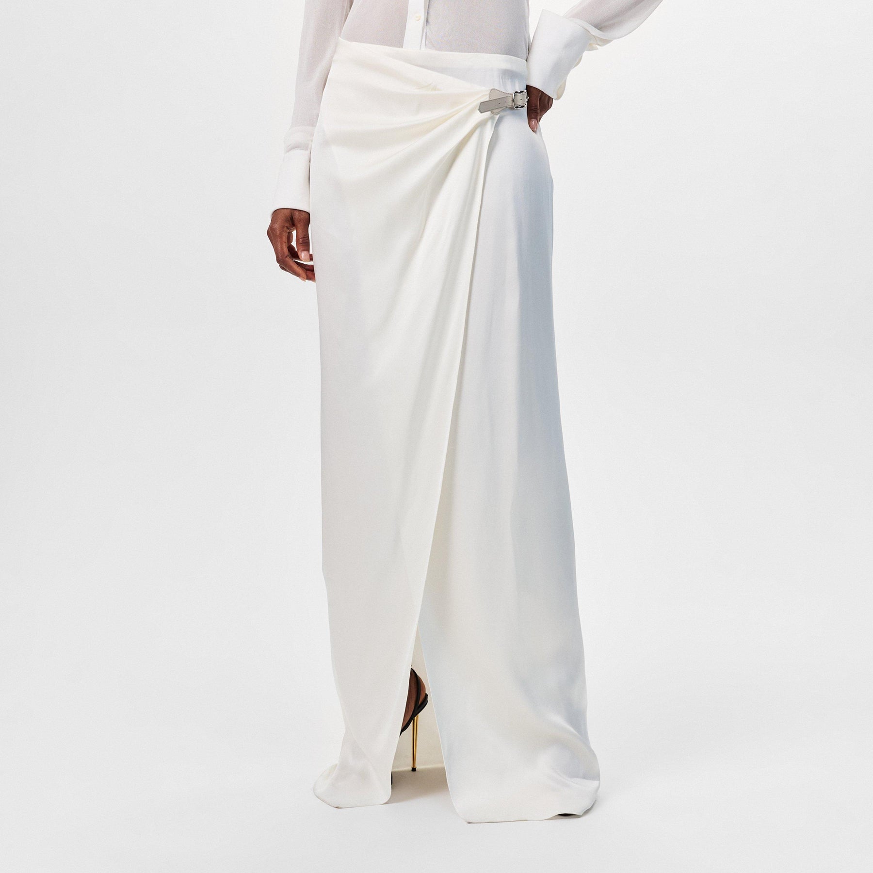 Silk Maxi Skirt