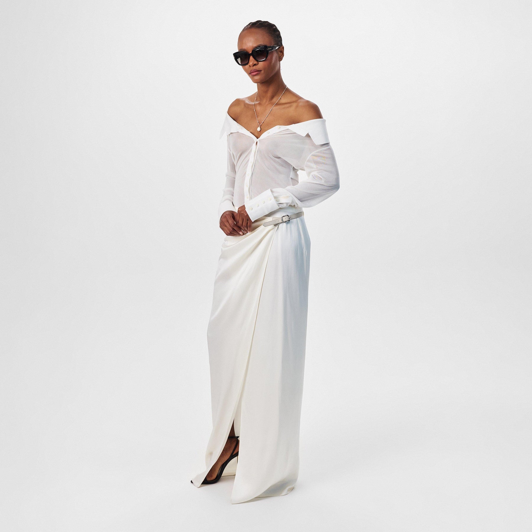 Silk Maxi Skirt