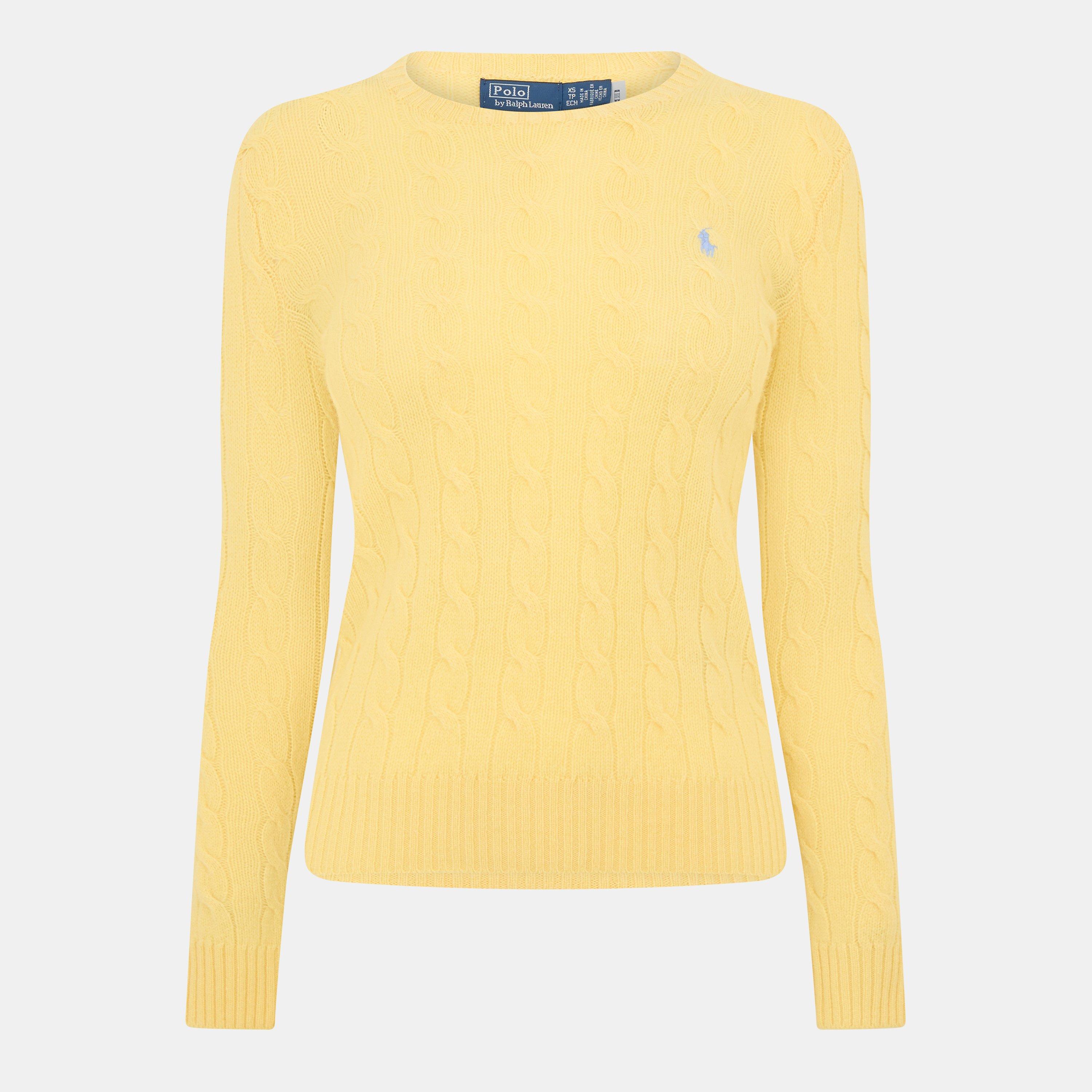 Women's Cable-Knit V-neck Jumper