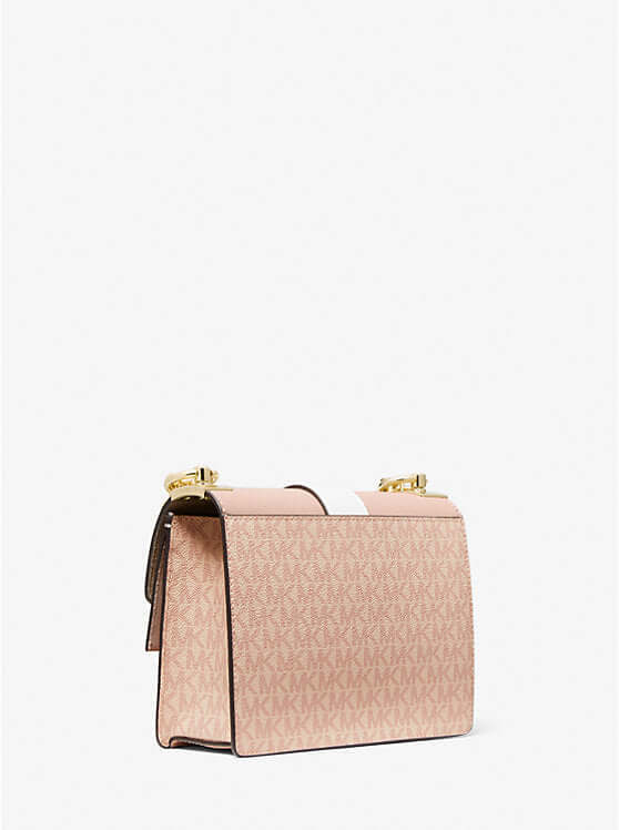 Michael Kors Greenwich Small Color-Block Logo and Saffiano Leather Crossbody Bag - Bags | Shop From The Mirage