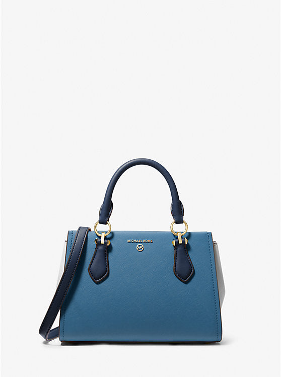Michael Kors Marilyn Small Color-Block Saffiano Leather Crossbody Bag - Bags | Shop From The Mirage