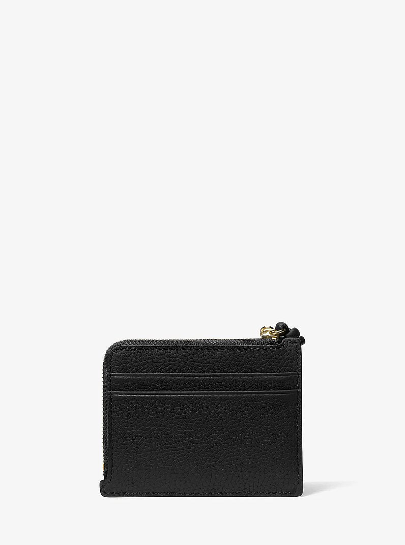 Jet Set Small Pebbled Leather Card Case Wristlet