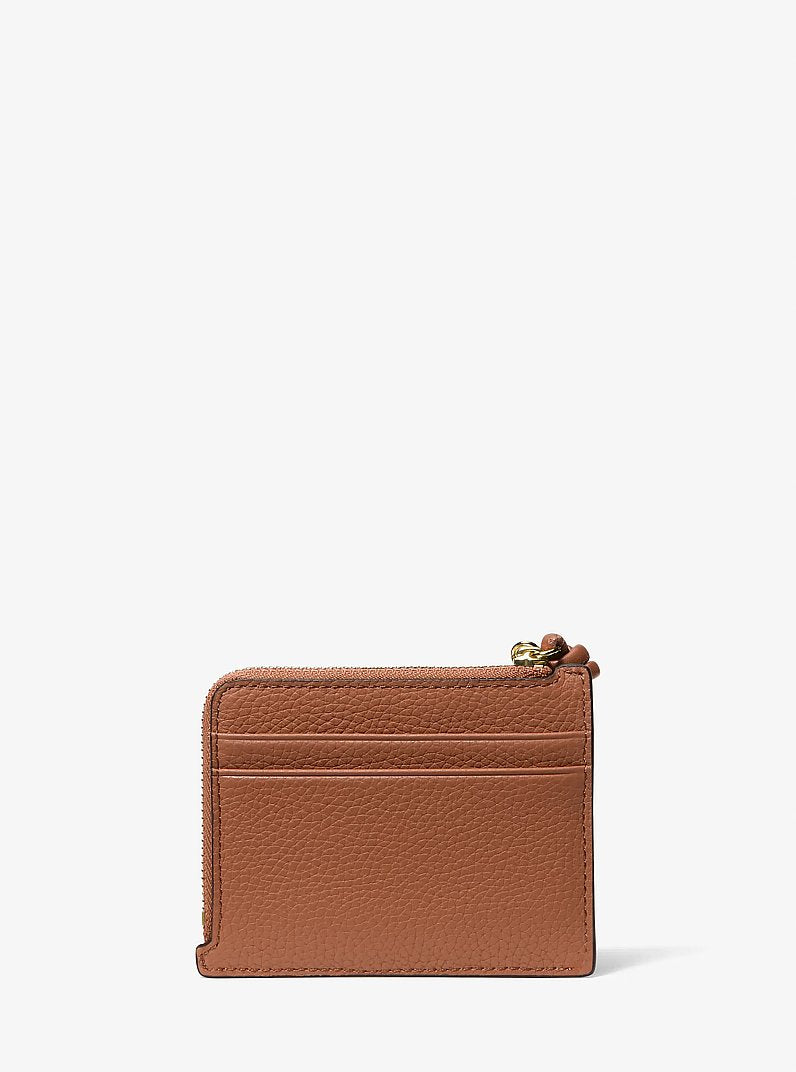Jet Set Small Pebbled Leather Card Case Wristlet