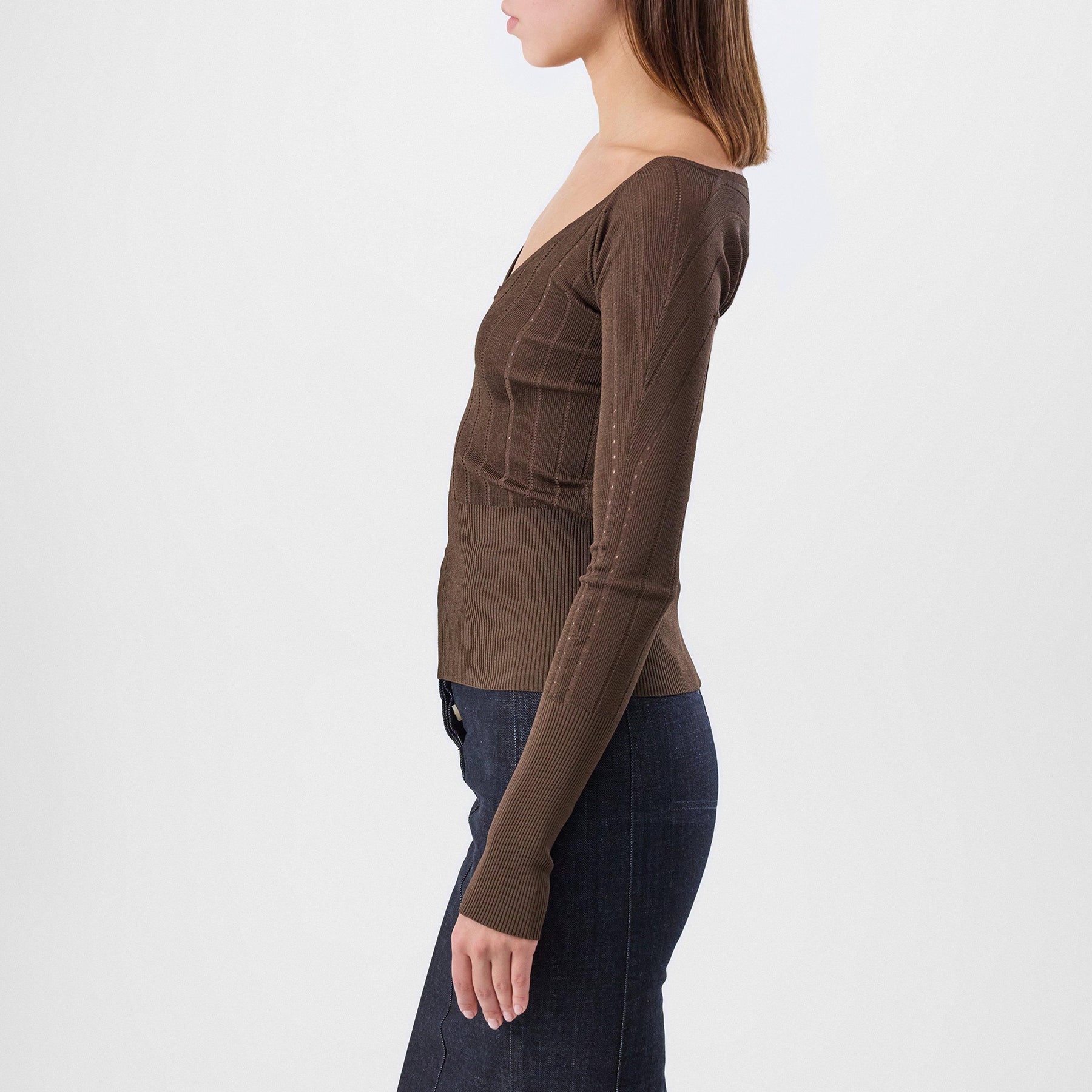 Pralu Ribbed-Knit Top