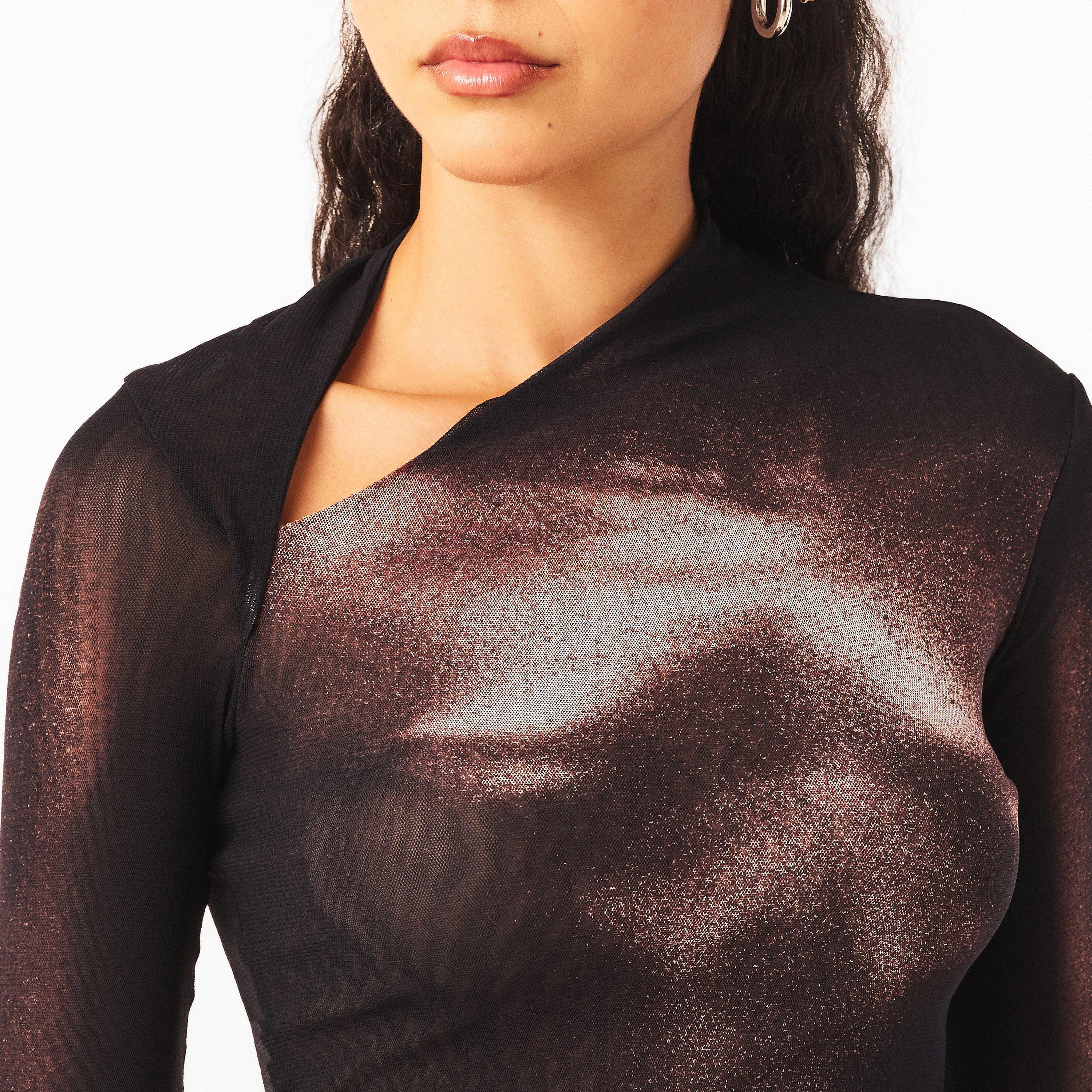 Long Sleeve Cropped Crop Top
