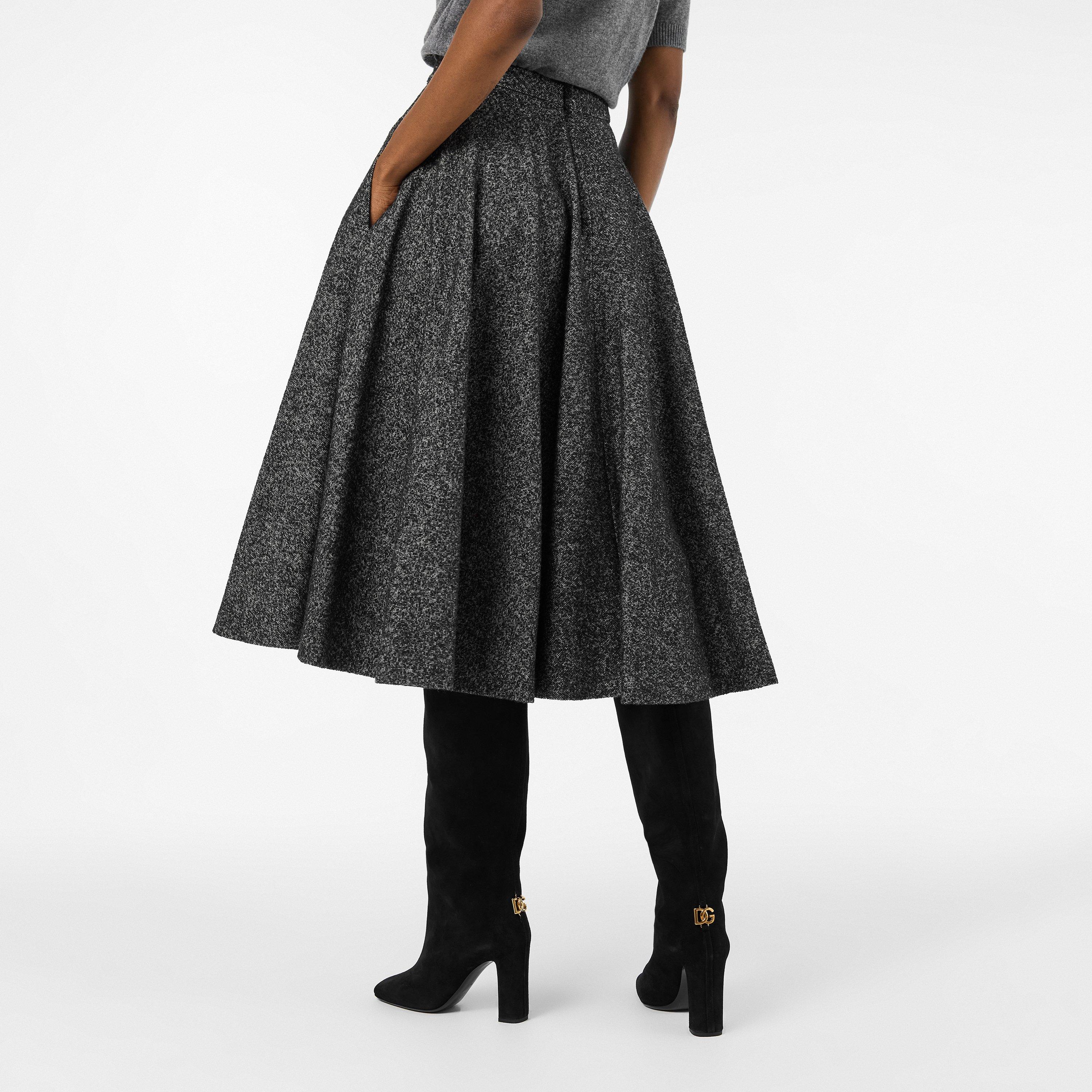 Mid-Calf Midi Skirt