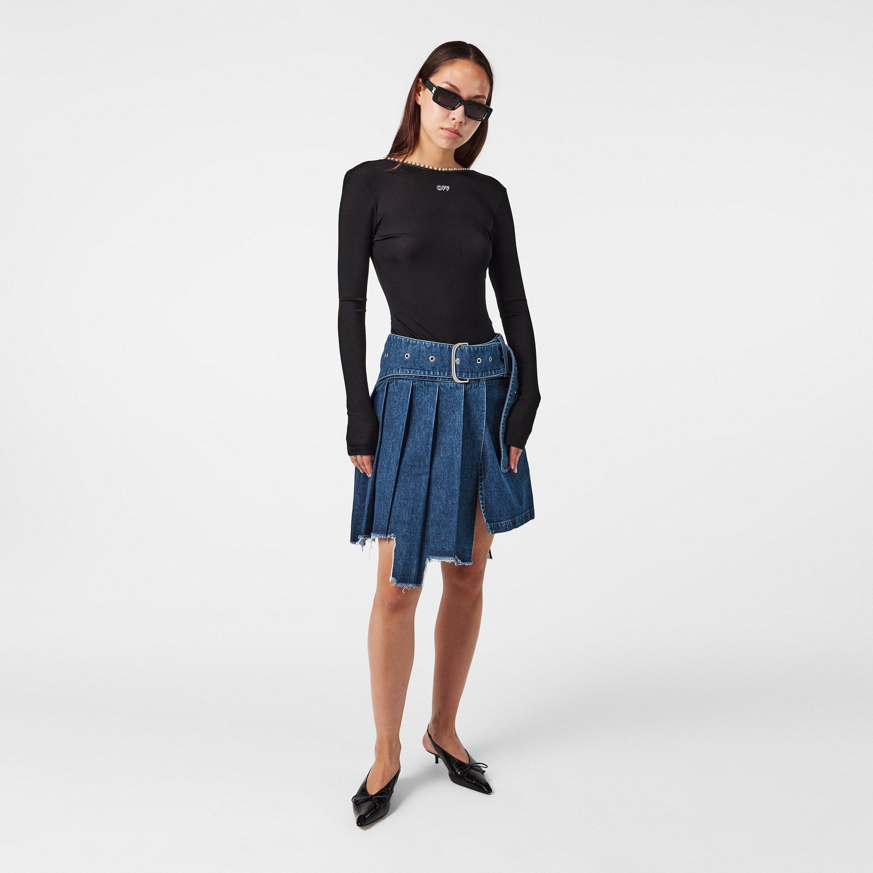 Off Pleated Skirt Ld99