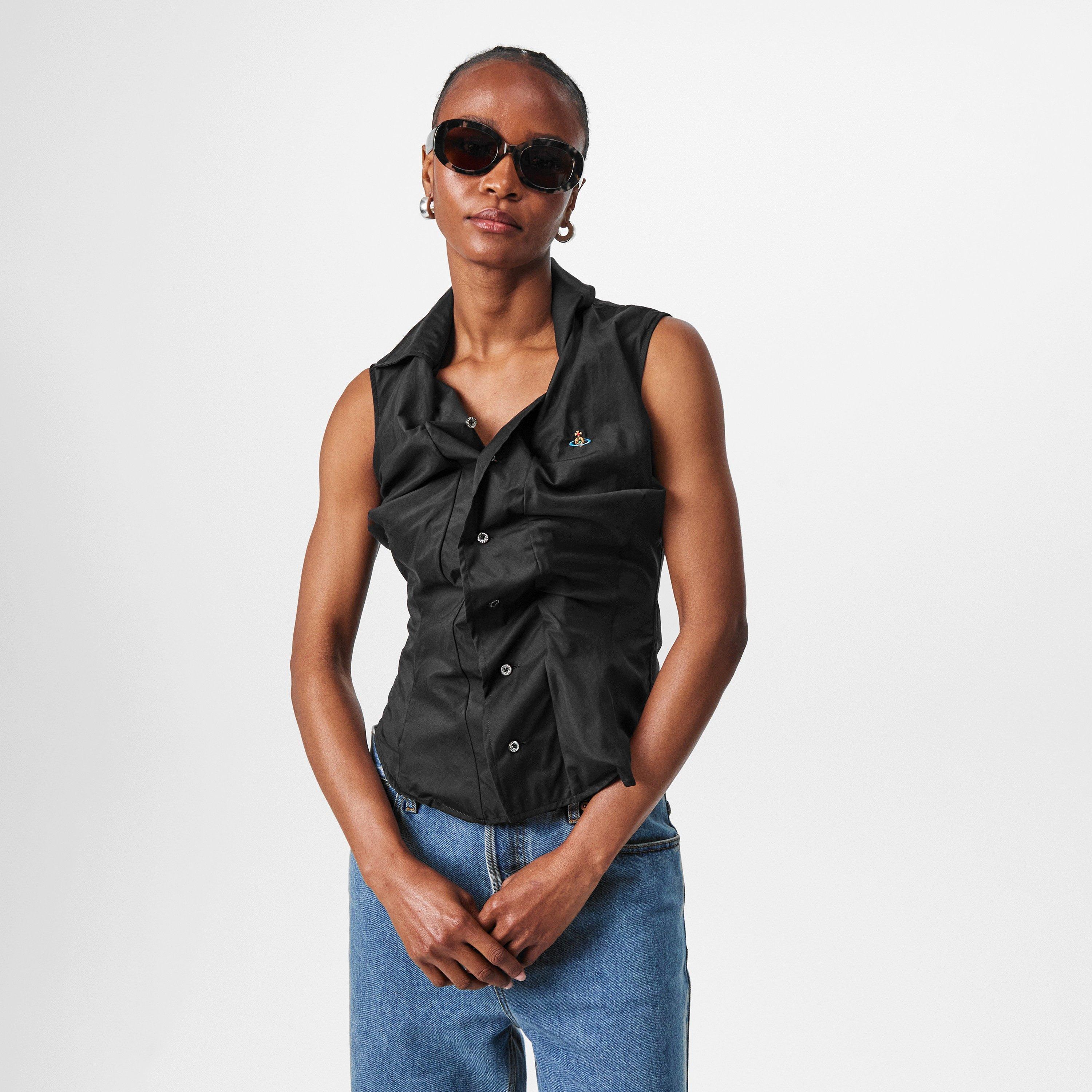Viv Sleeveless Tailored Shirt