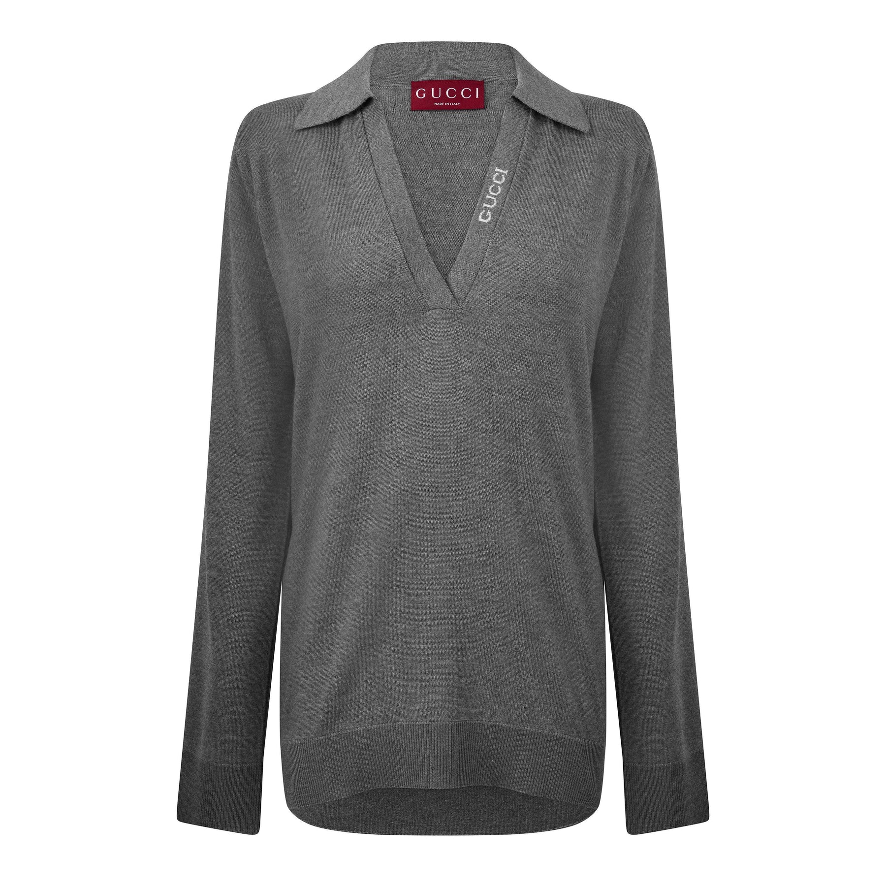 Extra Fine Wool Polo Top