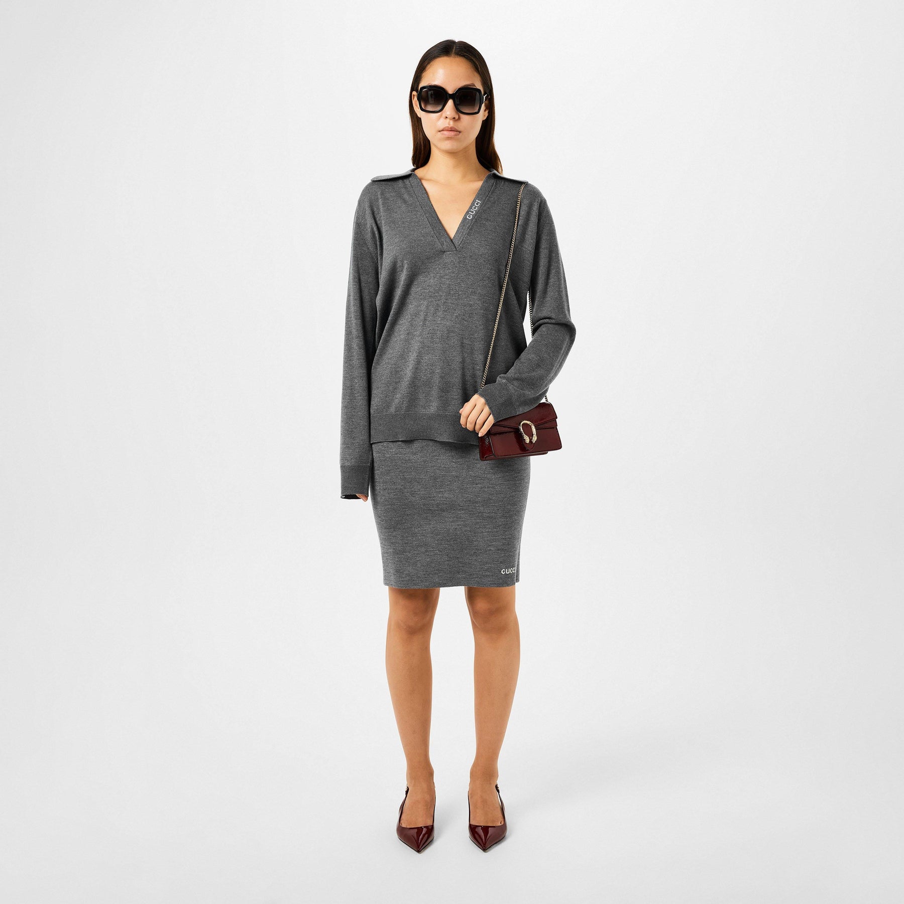 Extra Fine Wool Polo Top