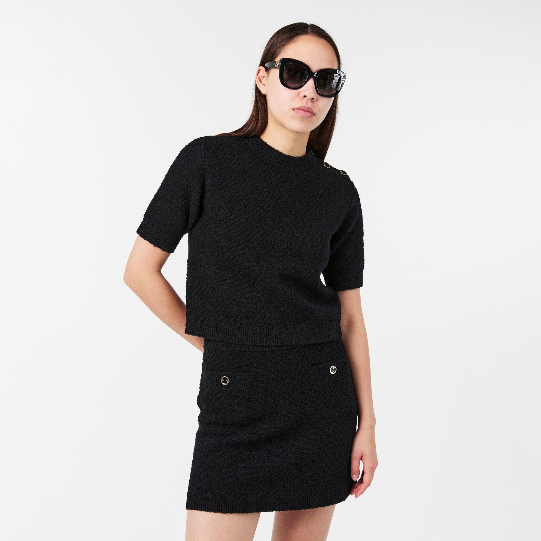 Women's Plain Wool Crew Sweater