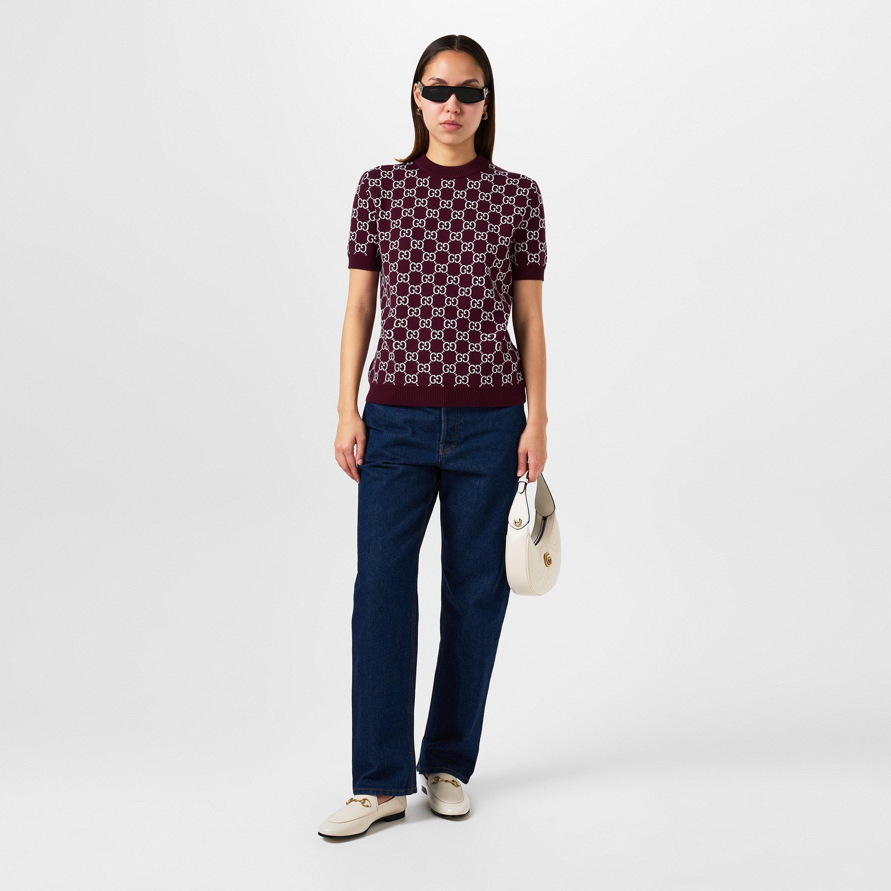 Crewneck GG Knitted Sweater