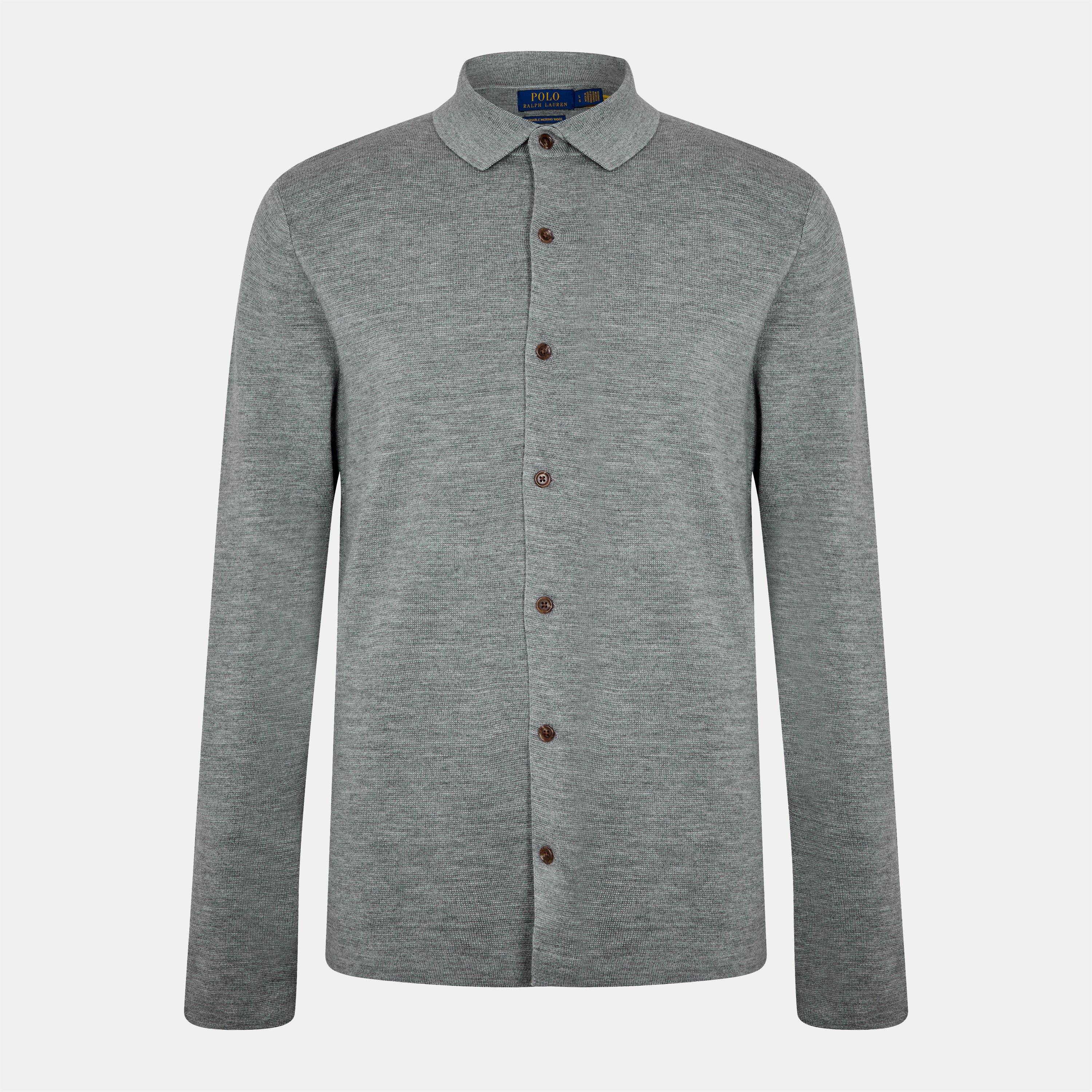 Merino Button Down Knit Jumper
