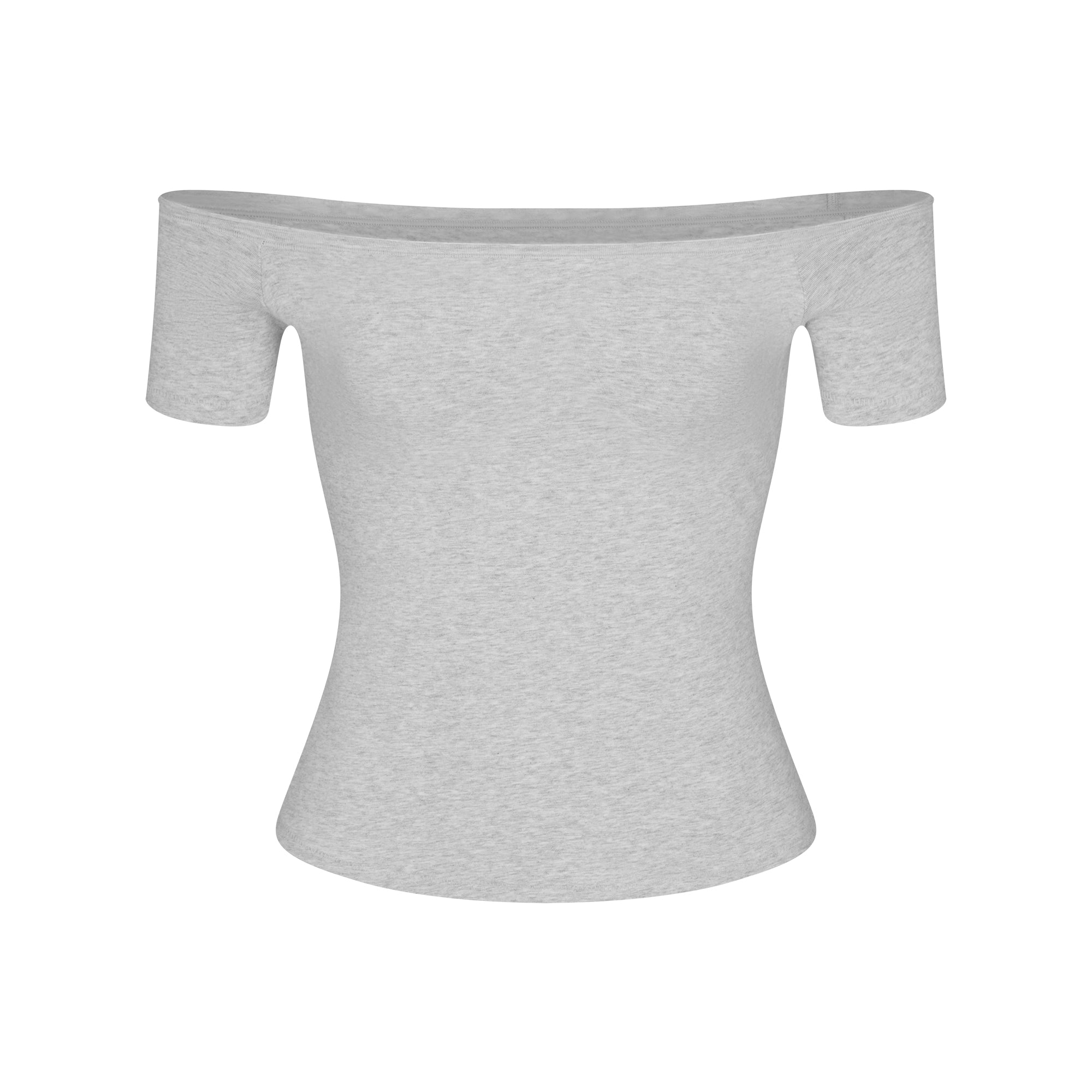 Cotton Jersey Off the Shoulder Top