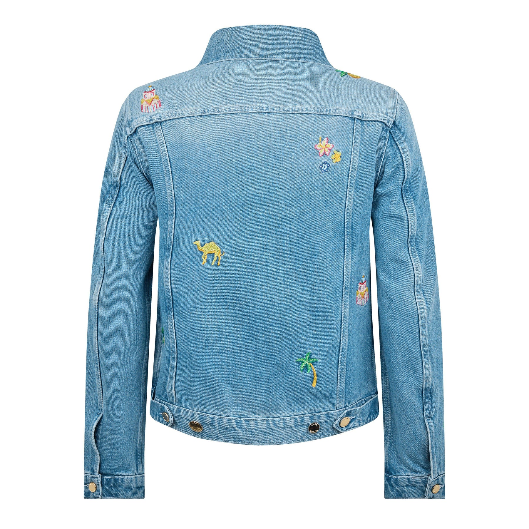 Denim Motif Jacket