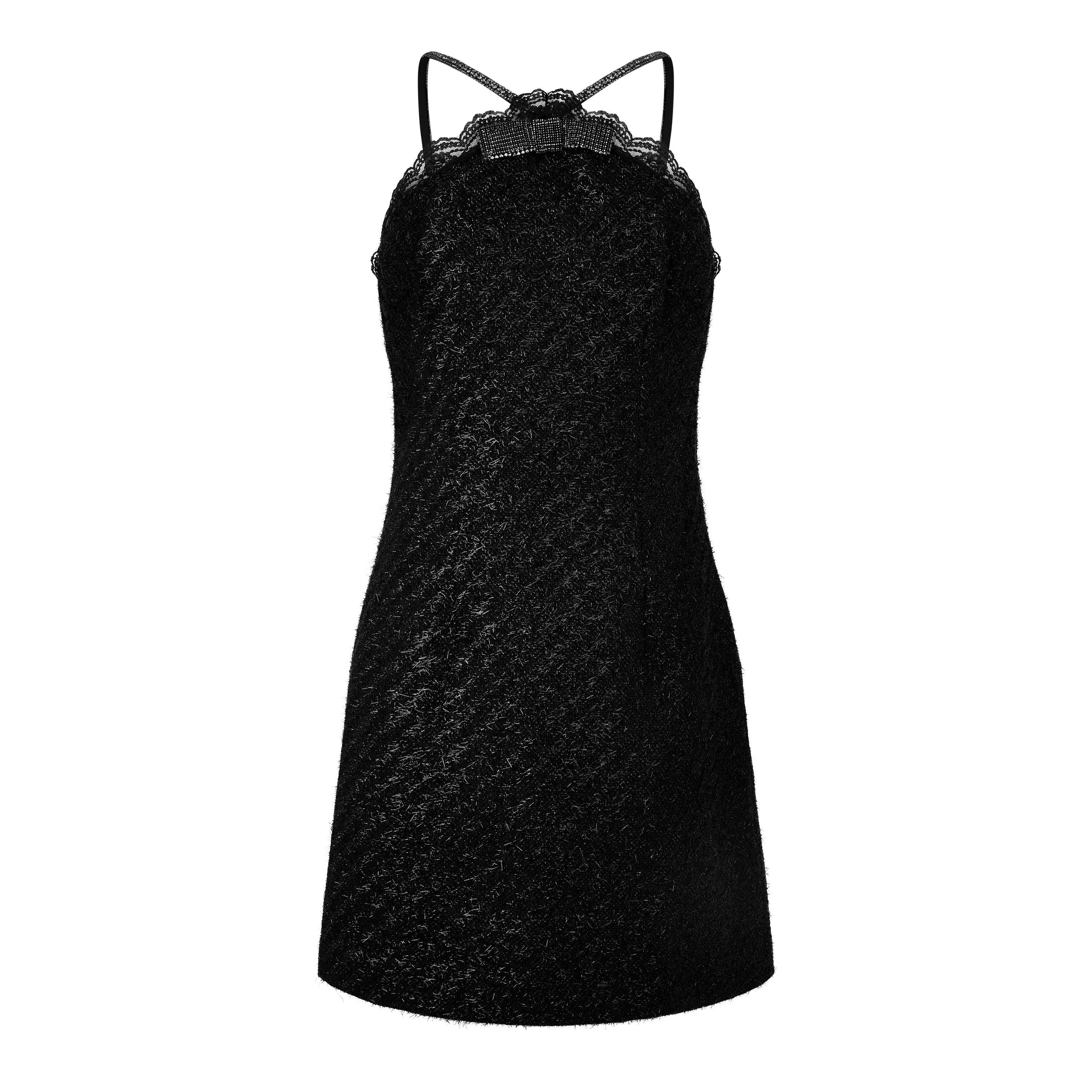Tinsel Textured Mini Dress