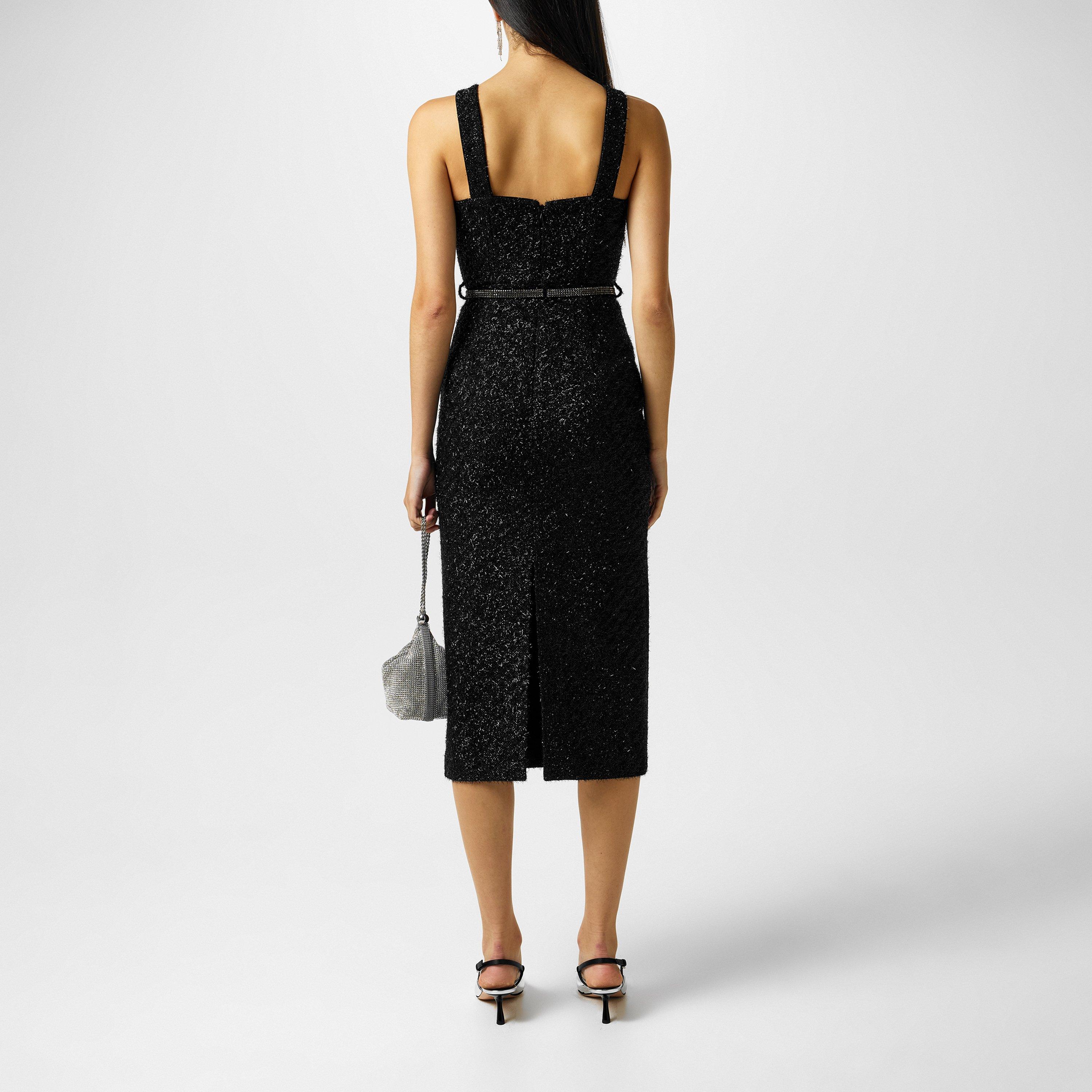 Tinsel Boucle Maxi Dress
