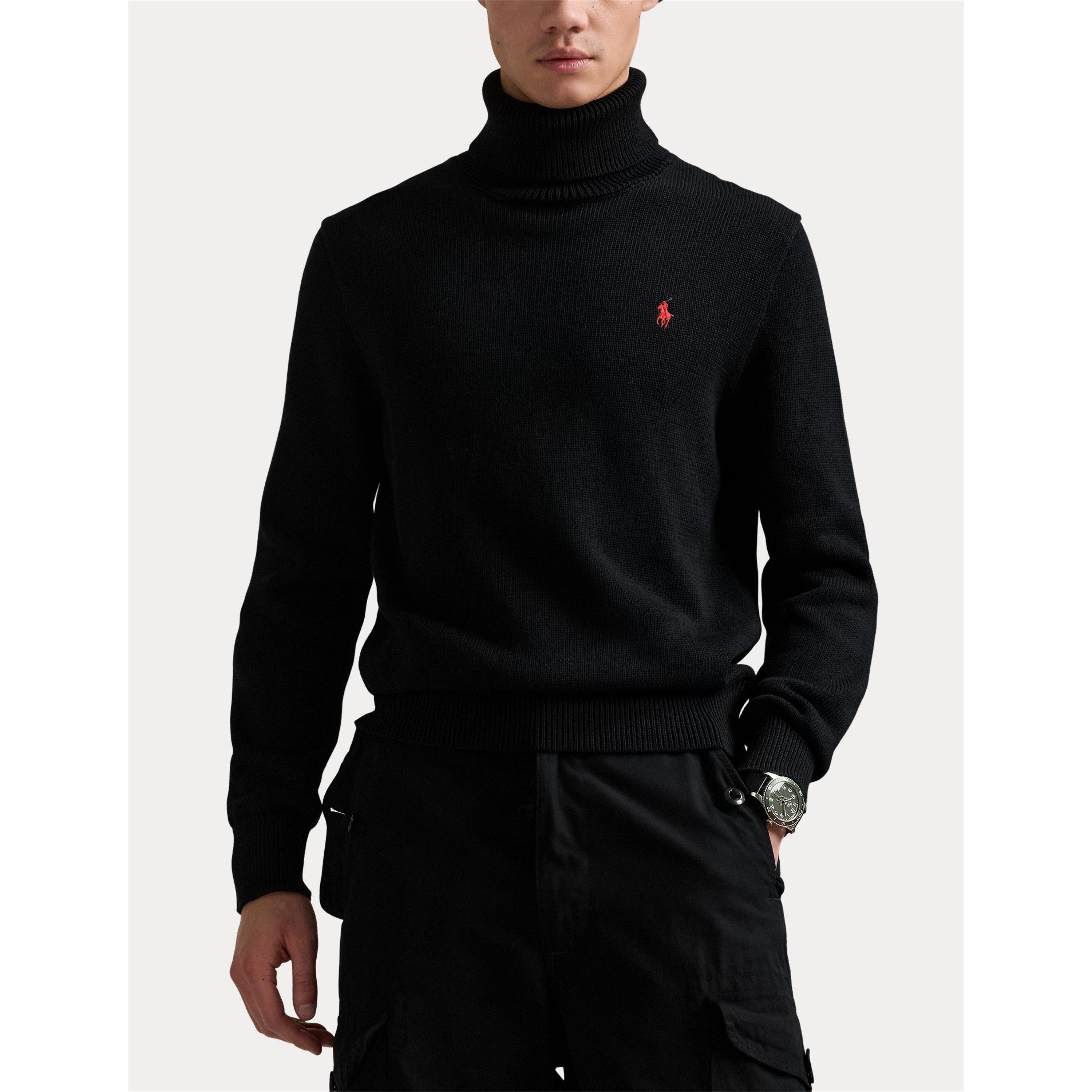 Shaker Knit Turtle Neck Jumper