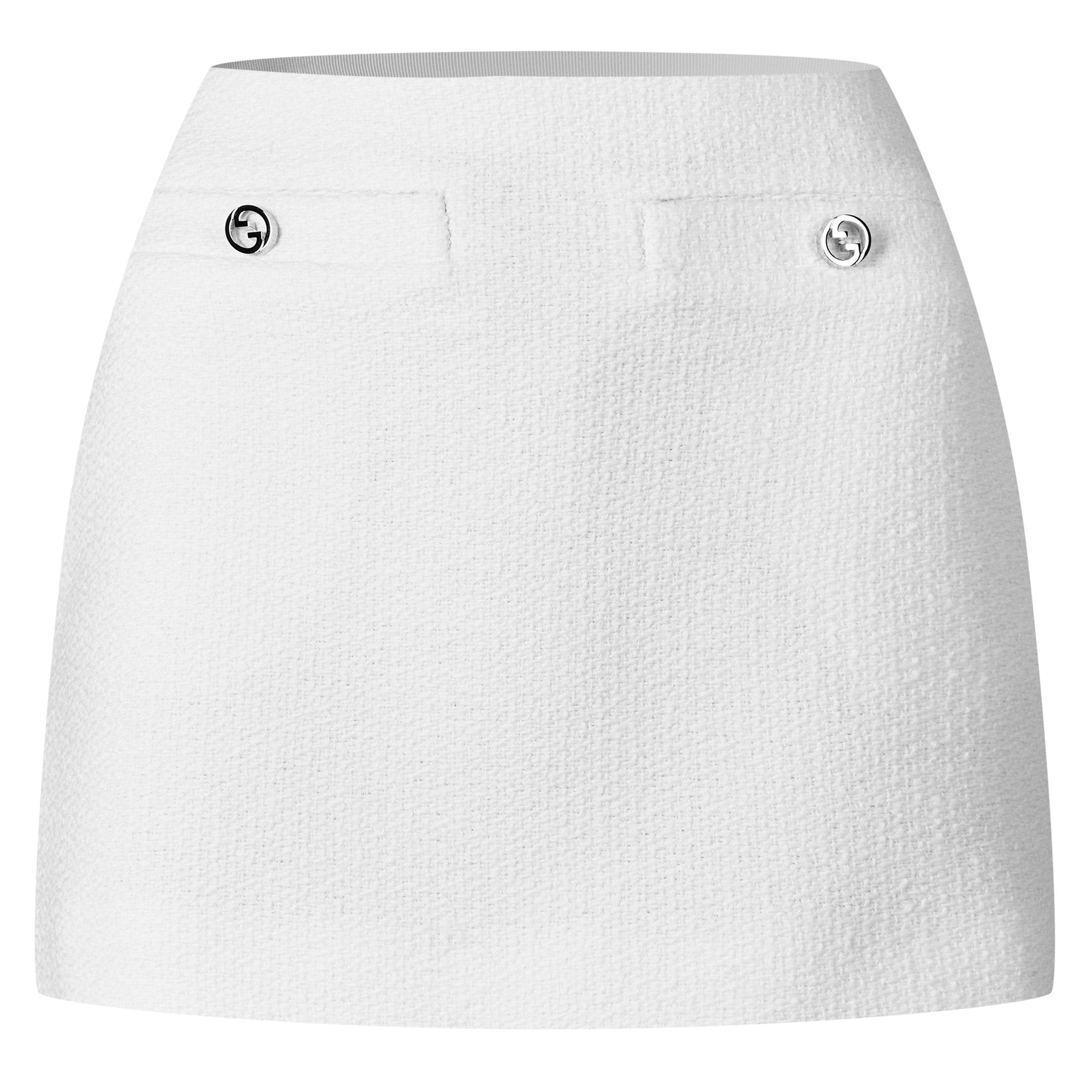 Interlocking G Wool Blend Boucle Miniskirt