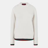 Wool & Cashmere Jumper With Web